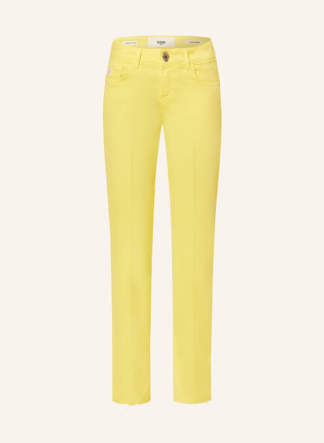 Image of Goldgarn Denim Straight Jeans Rosengarten gelb