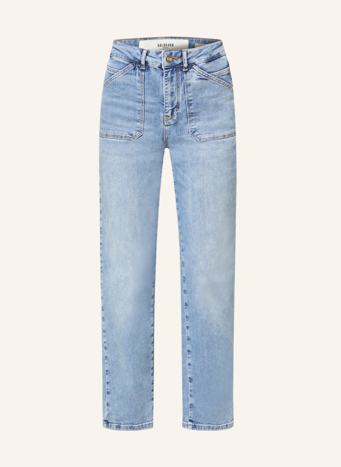 Image of Goldgarn Denim Straight Jeans blau