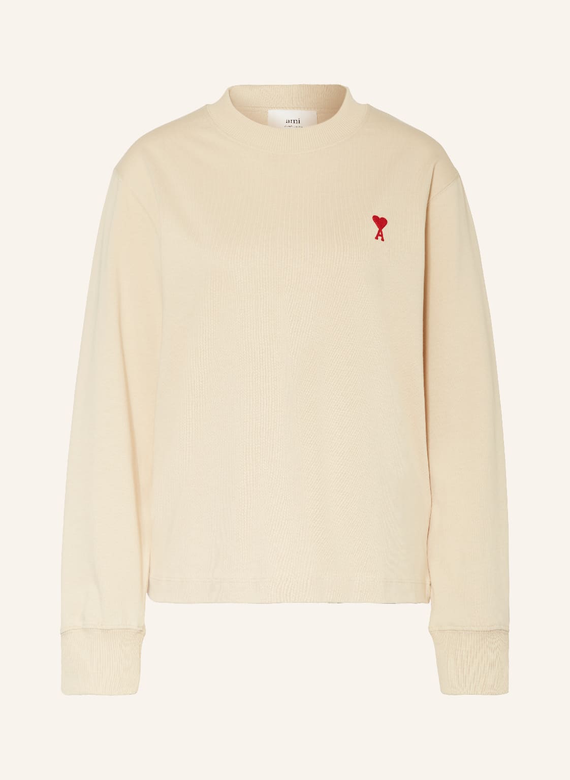 Image of Ami Paris Longsleeve beige