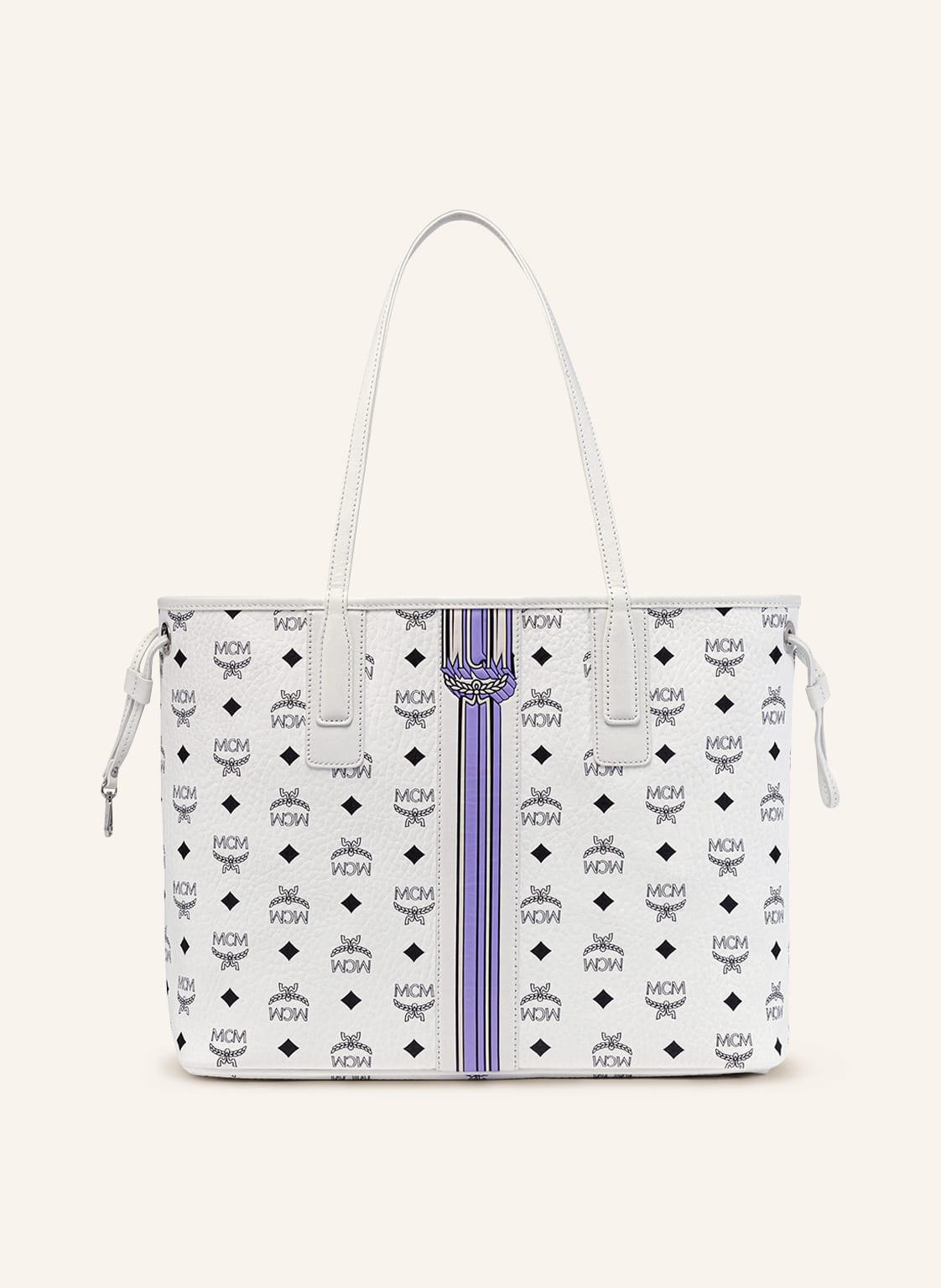 Image of Mcm Shopper weiss