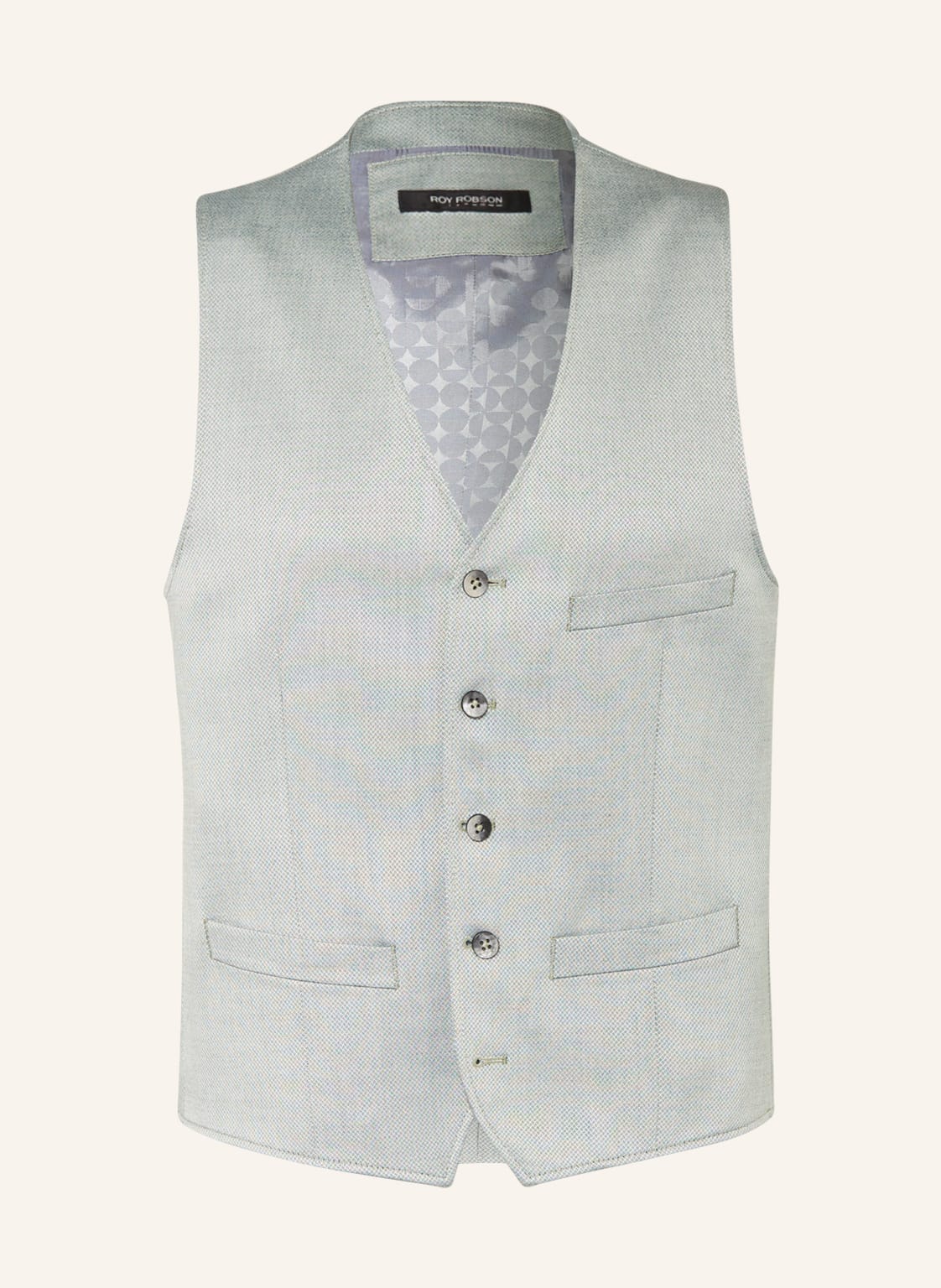 Image of Roy Robson Anzugweste Slim Fit gruen