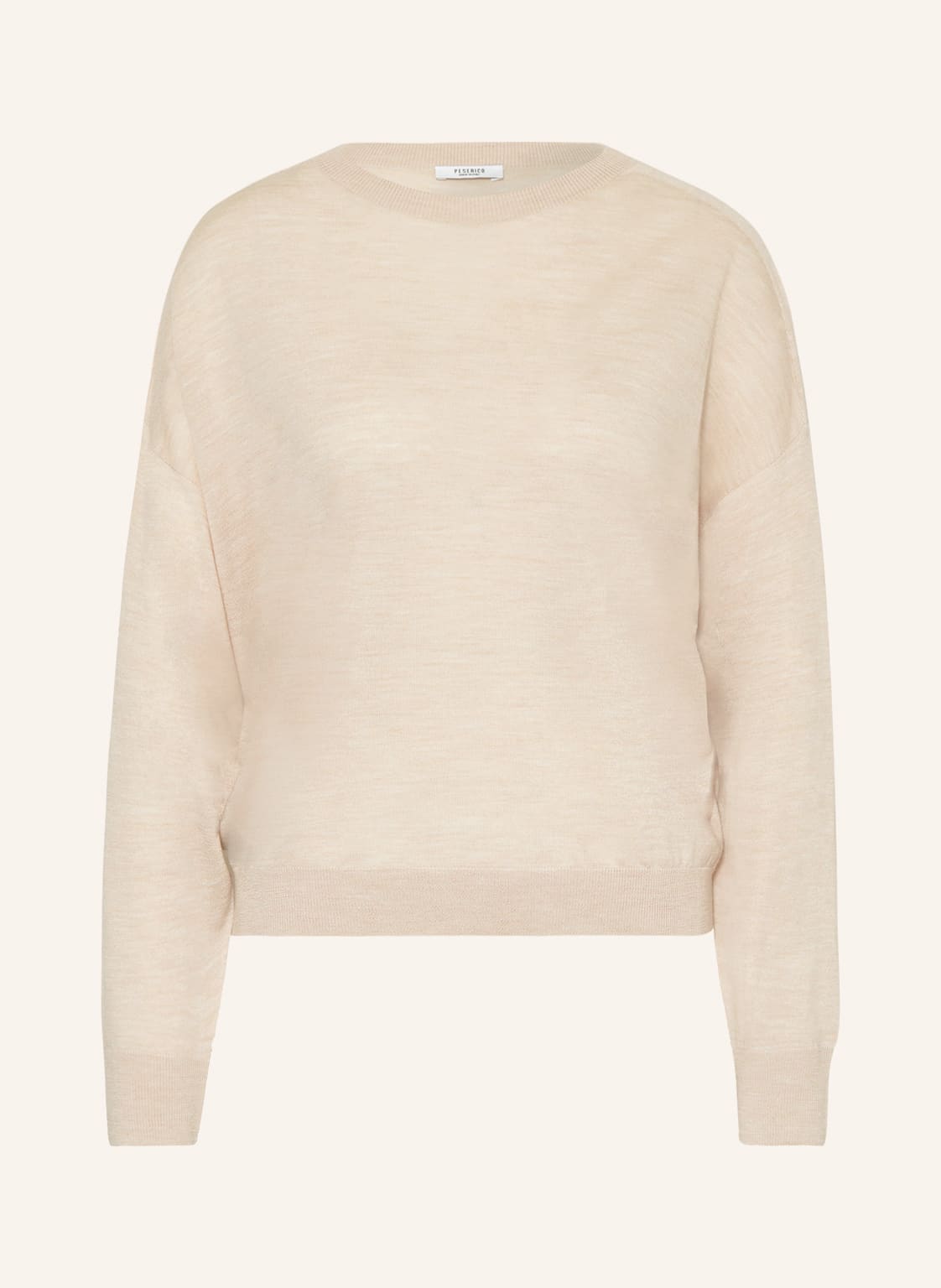 Image of Peserico Pullover Aus Merinowolle beige