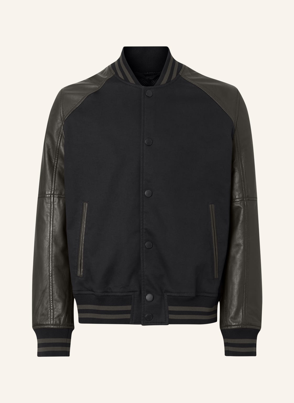 Image of Strellson Blouson Im Materialmix gruen