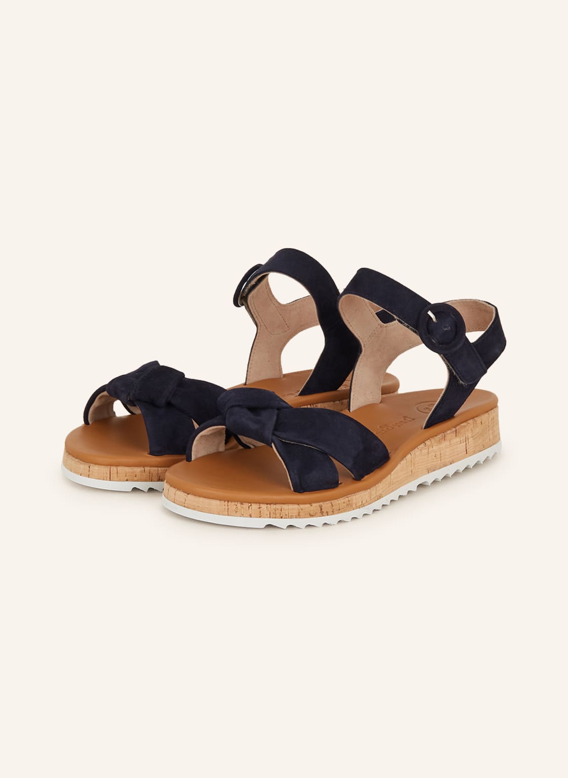 Image of Paul Green Plateau-Sandalen blau