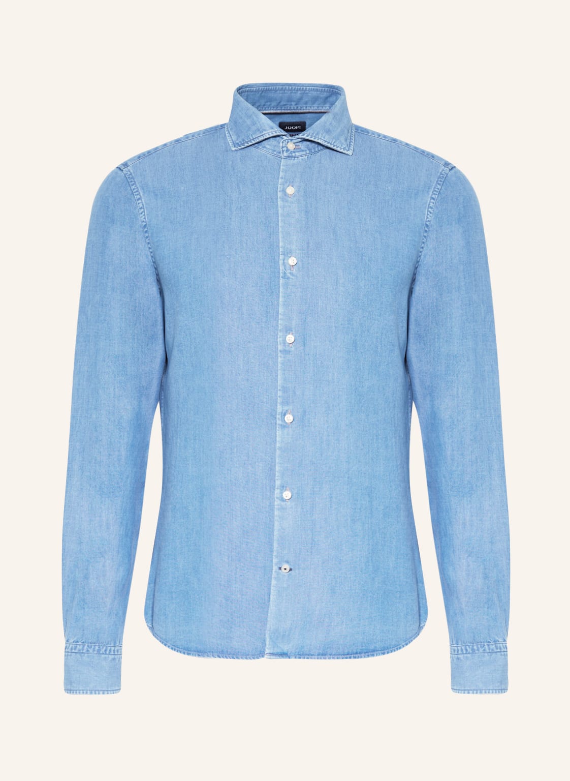 Image of Joop! Hemd Ernest Extra Slim Fit In Jeansoptik blau