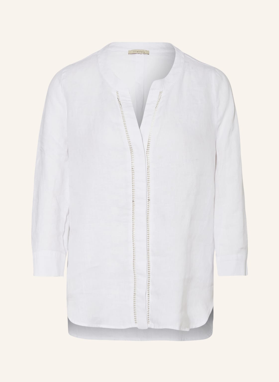 Image of Lilienfels Leinentunika Mit 3/4-Arm weiss