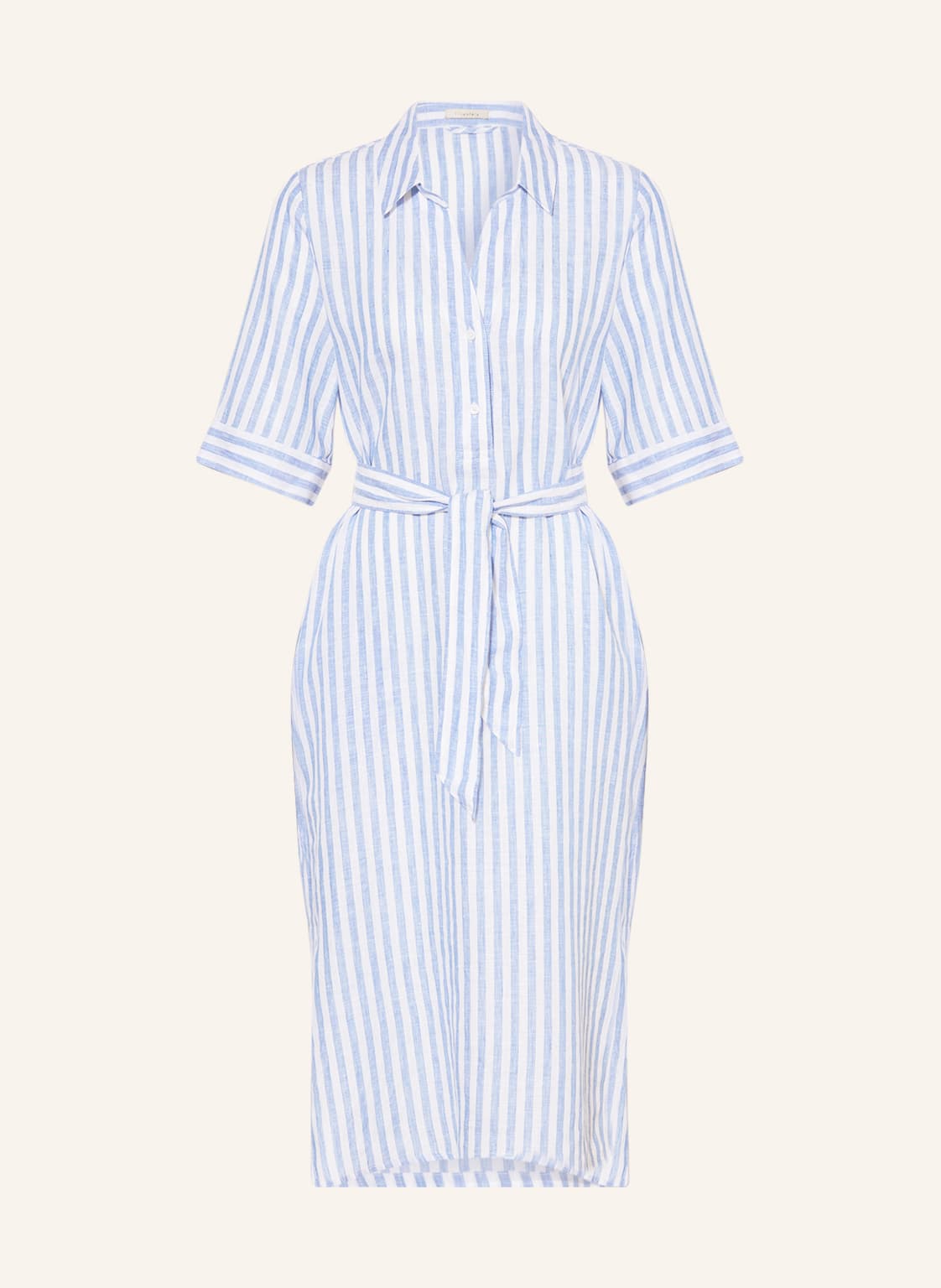 Image of Lilienfels Leinenkleid blau