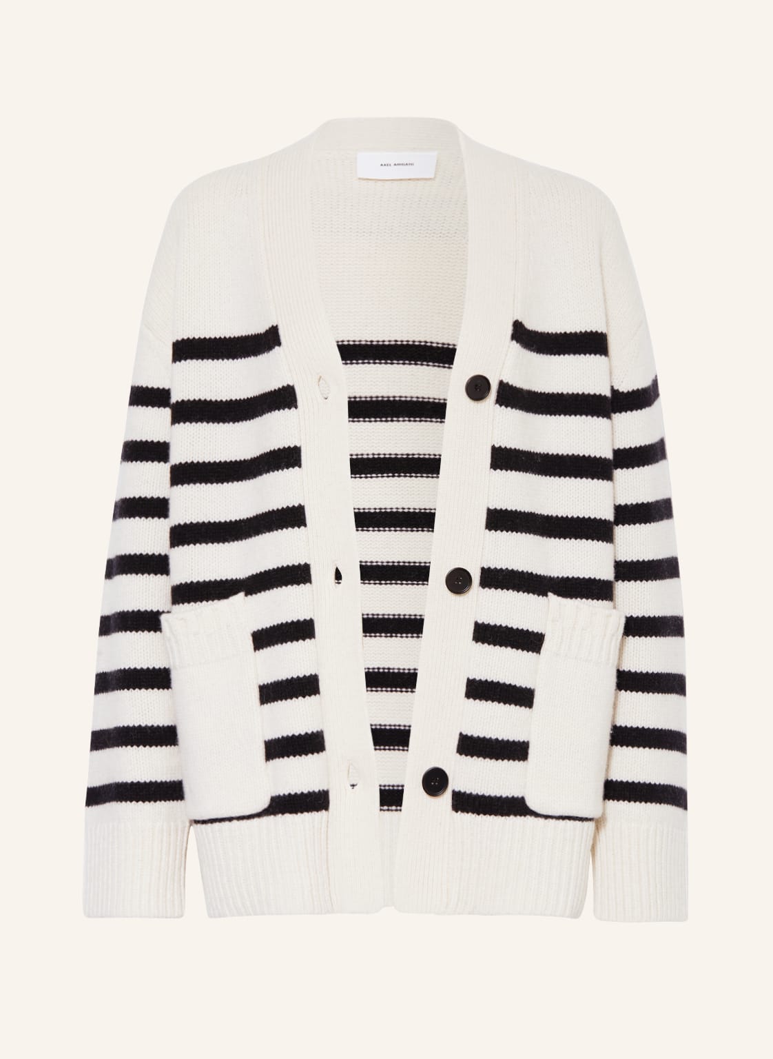 Image of Axel Arigato Strickjacke Delphine schwarz