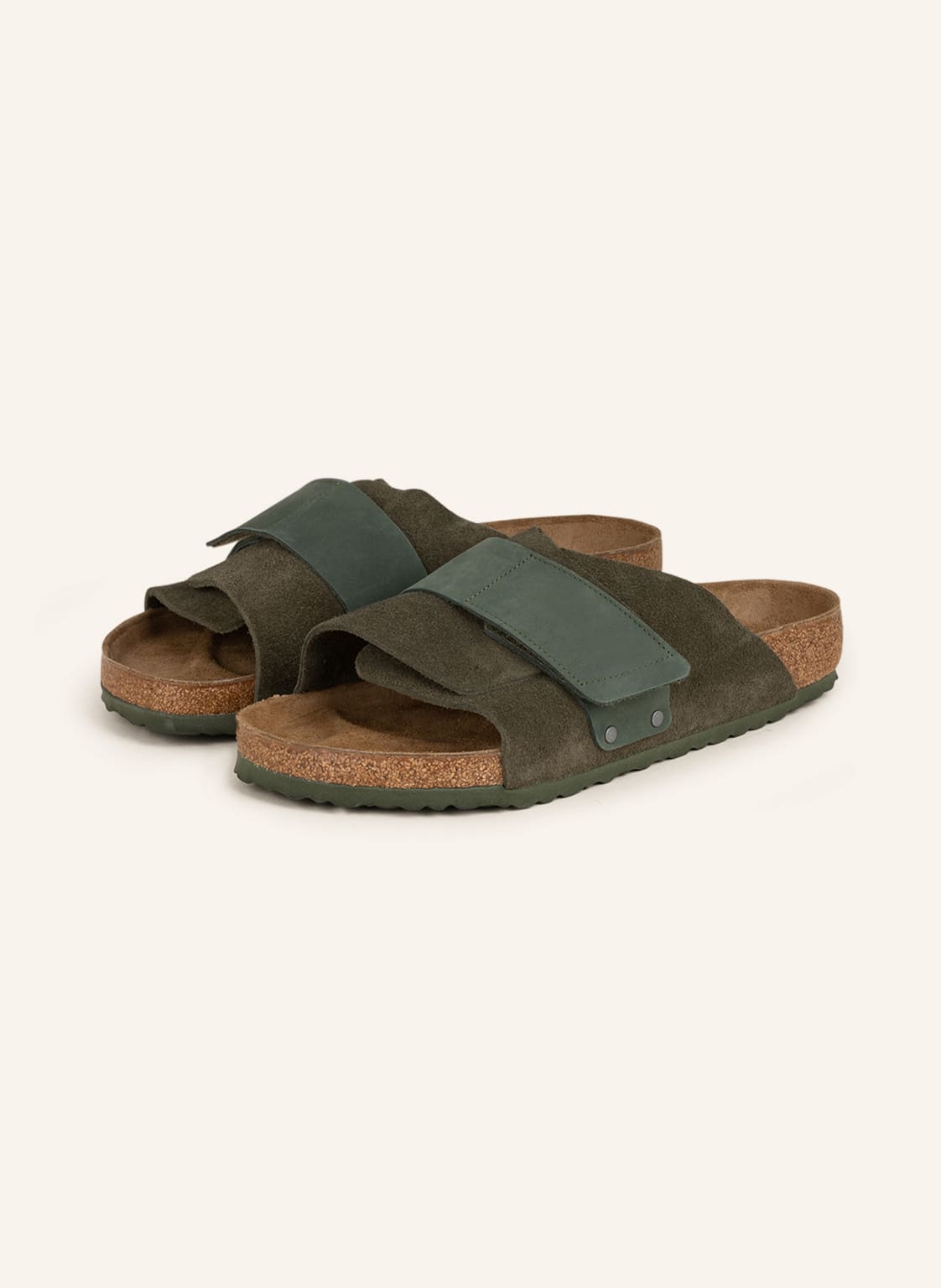 Image of Birkenstock Pantoletten Kyoto gruen