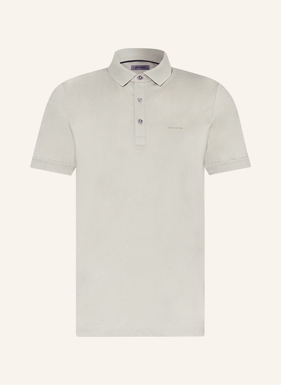 Image of Pierre Cardin Jersey-Poloshirt grau