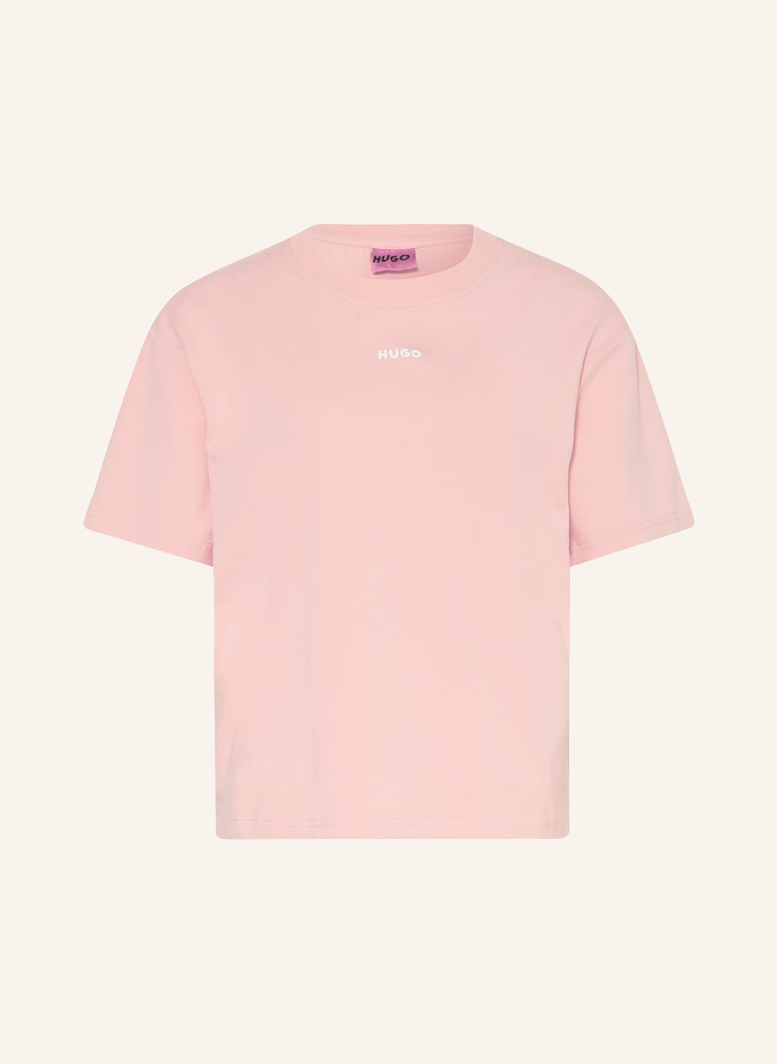 Image of Hugo Lounge-Shirt Shuffle pink