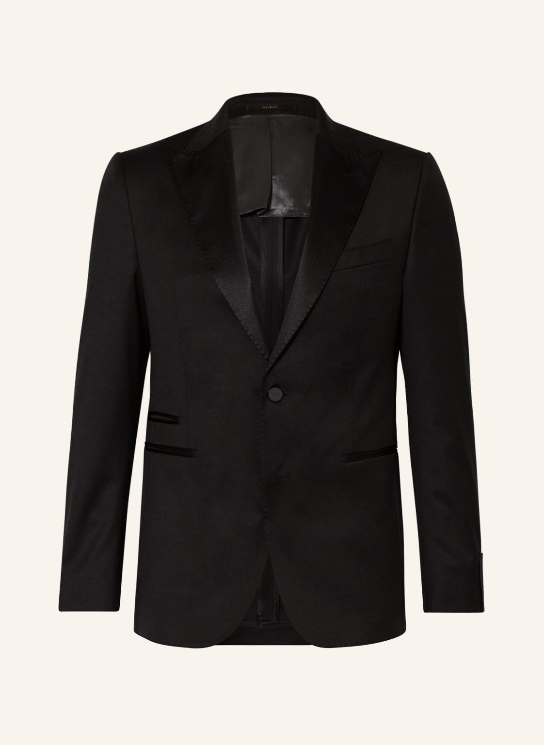 Image of Windsor. Smoking-Sakko Toni Shaped Fit schwarz