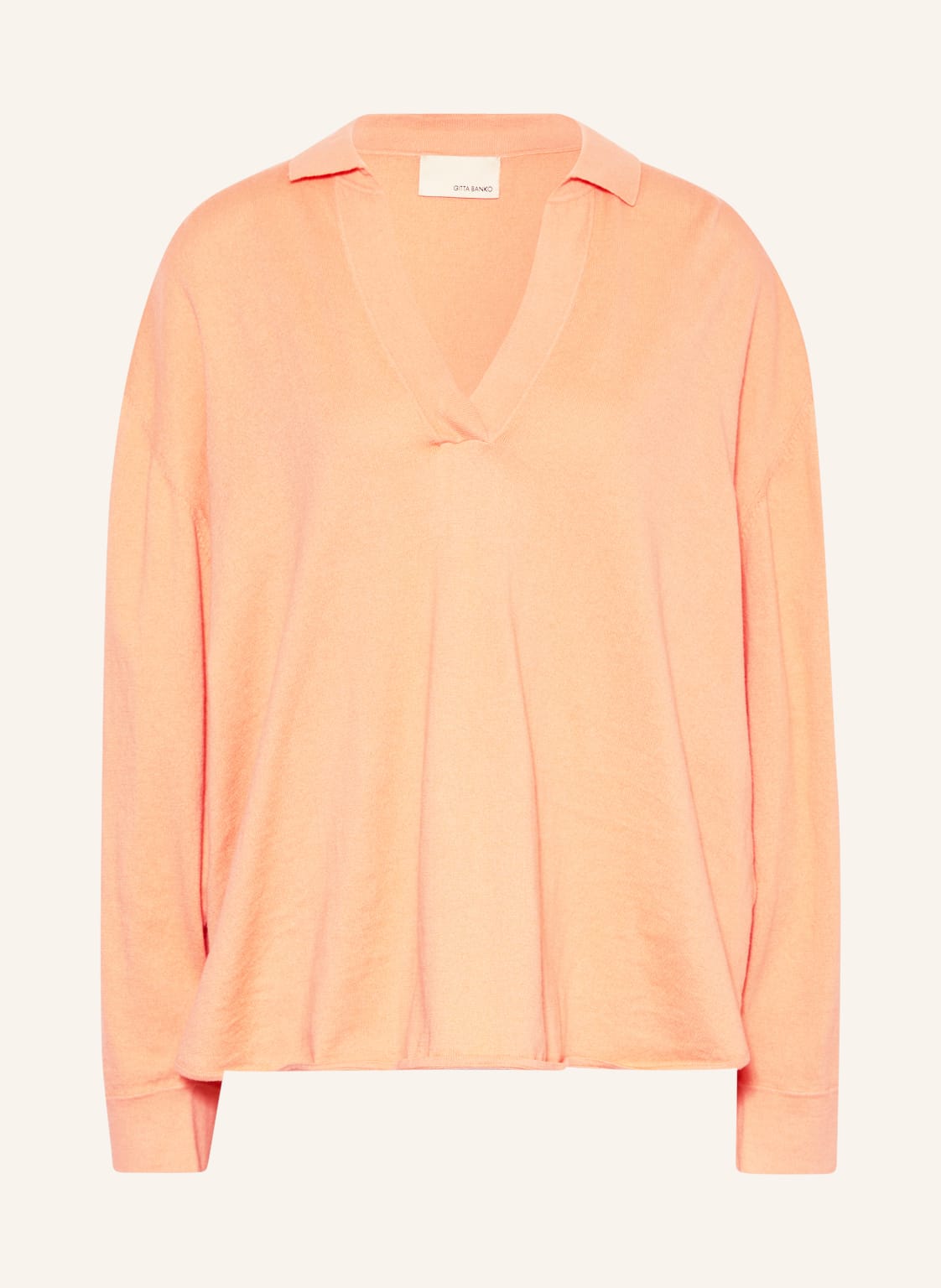 Image of Gitta Banko Pullover Mit Cashmere orange