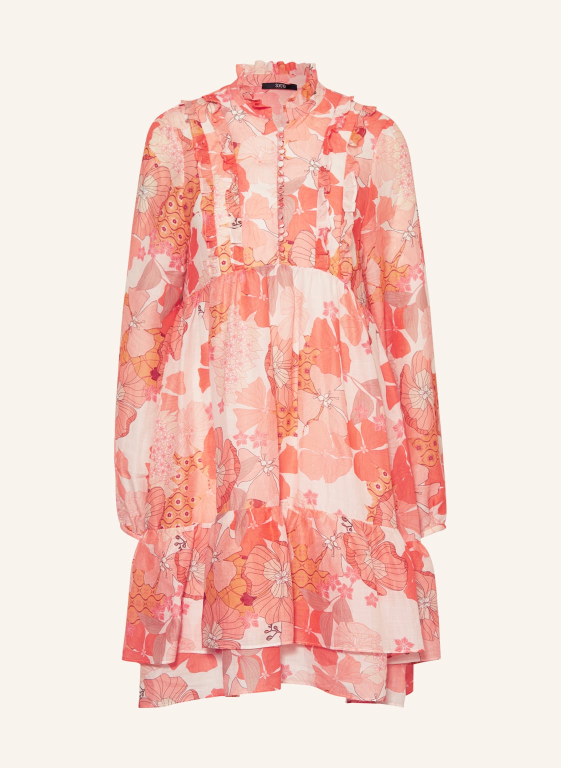 Image of Sly 010 Kleid Khalani Mit Rüschen rot