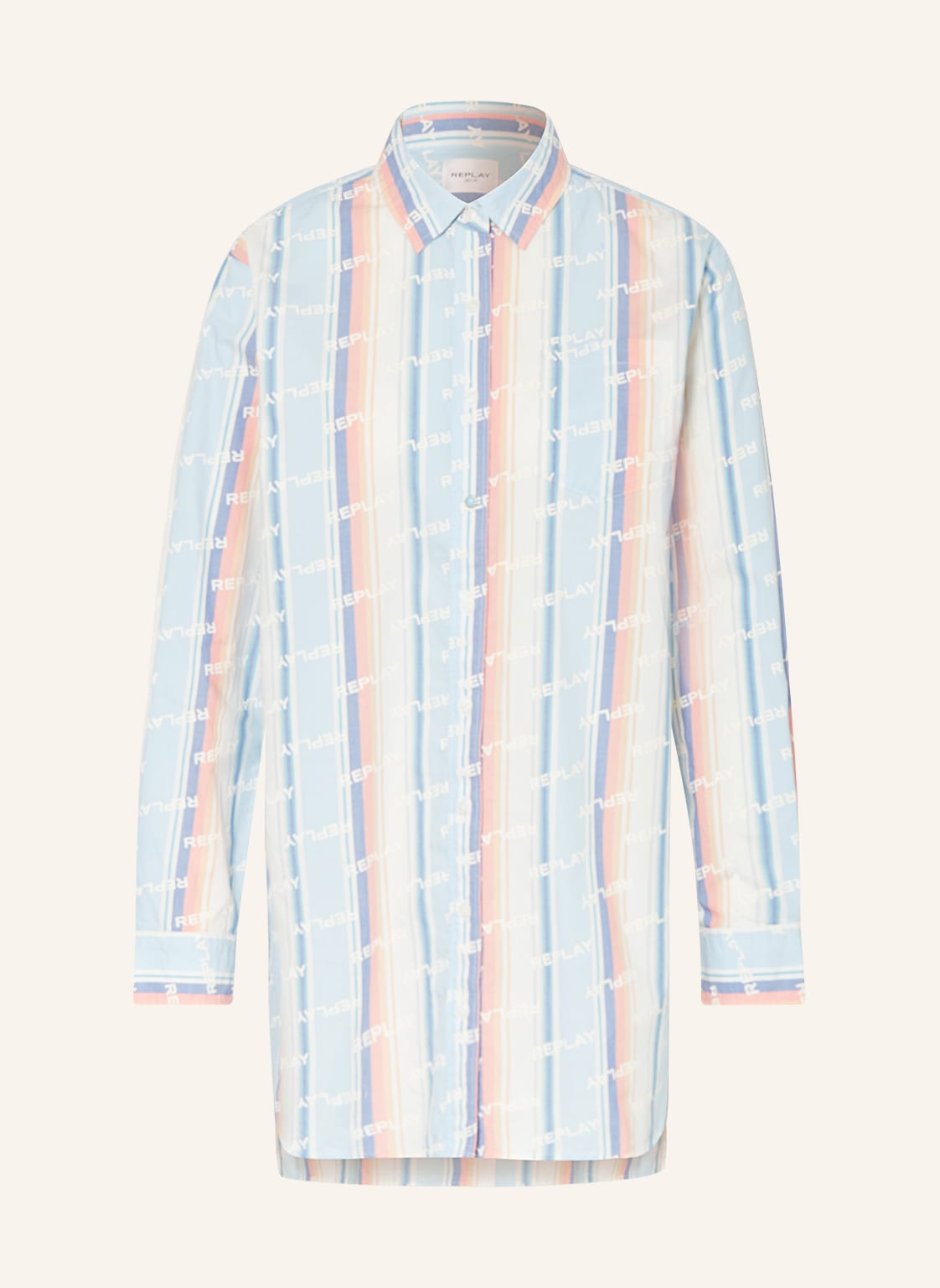 Image of Replay Hemdbluse blau