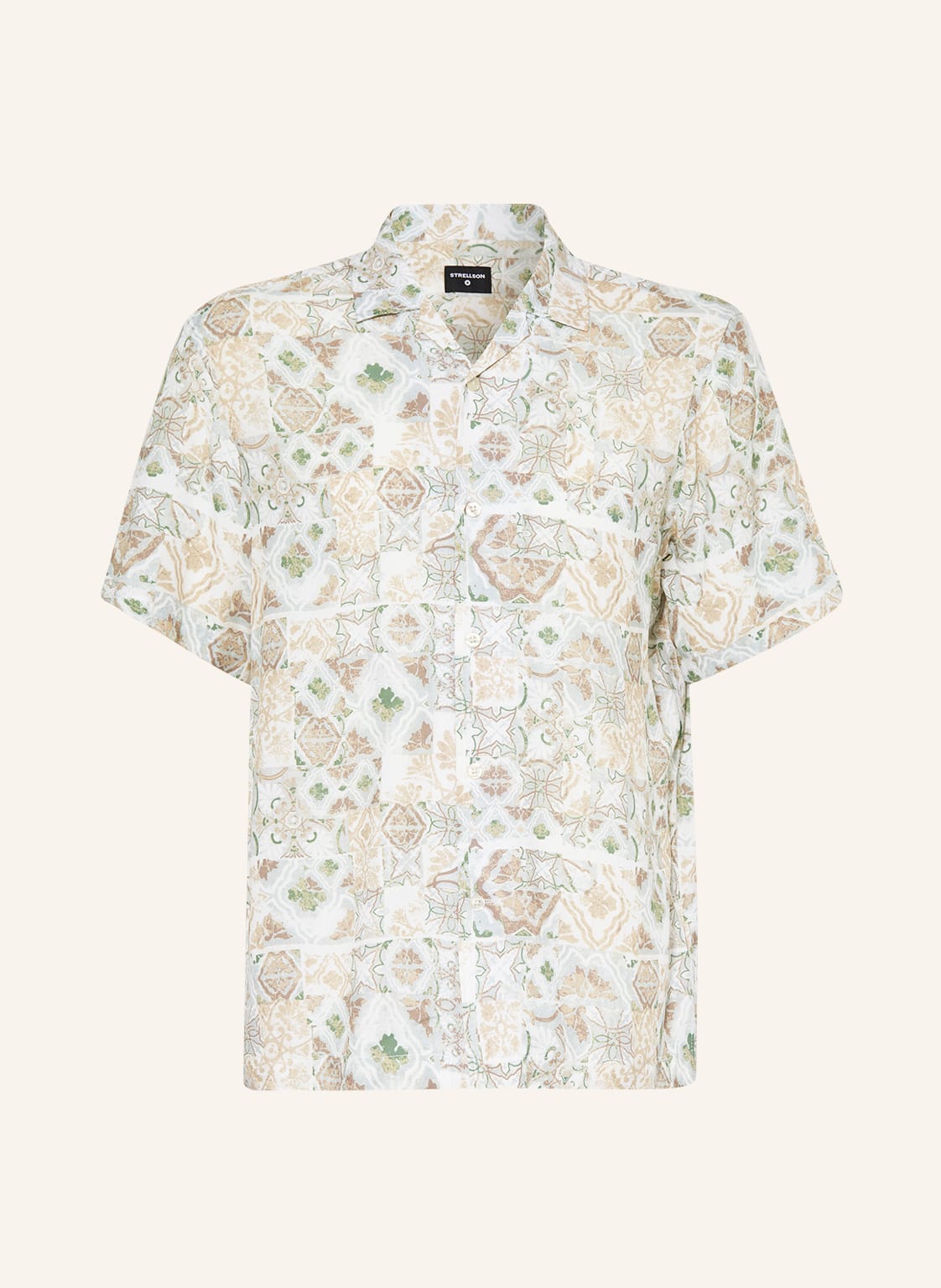 Image of Strellson Resorthemd Cliro Comfort Fit beige