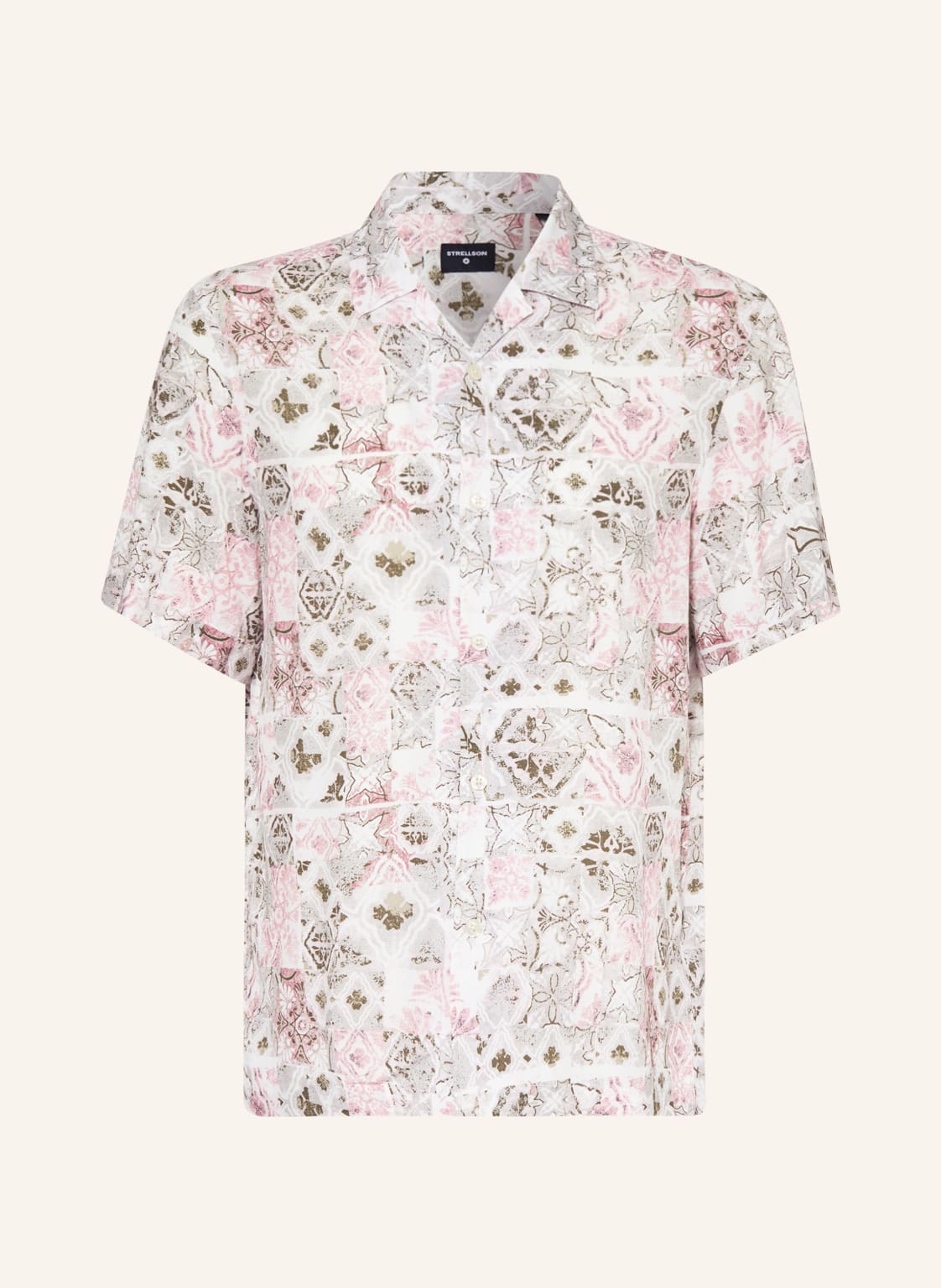 Image of Strellson Resorthemd Cliro Comfort Fit pink