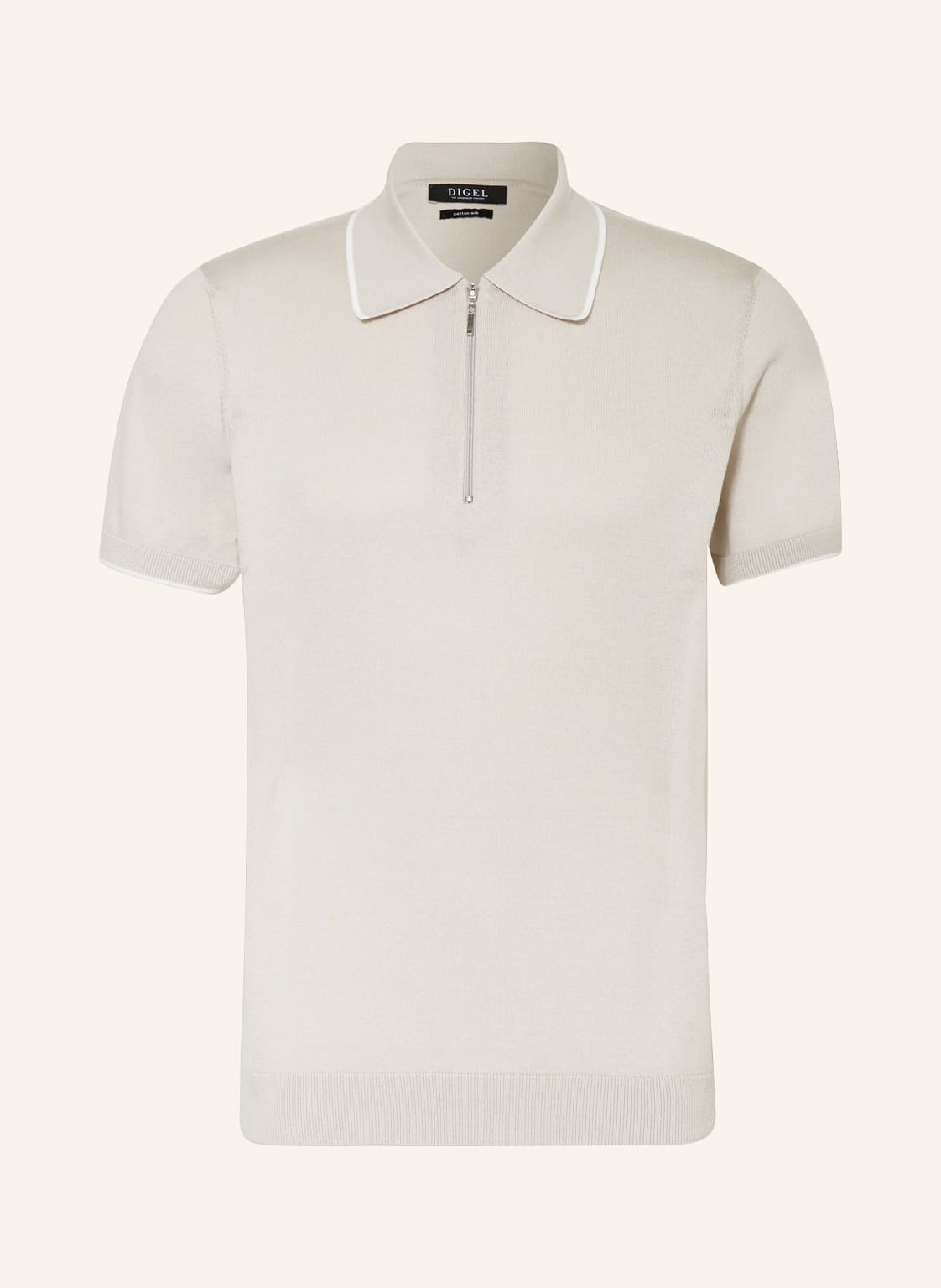 Image of Digel Strick-Poloshirt Damy weiss