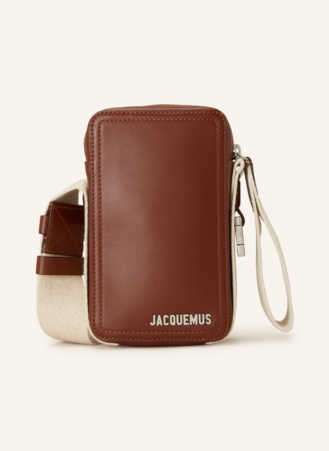 Image of Jacquemus Umhängetasche Le Cuerda Vertical braun