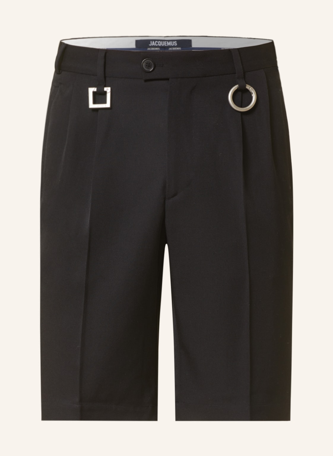 Image of Jacquemus Shorts Le Short Rond Carre schwarz