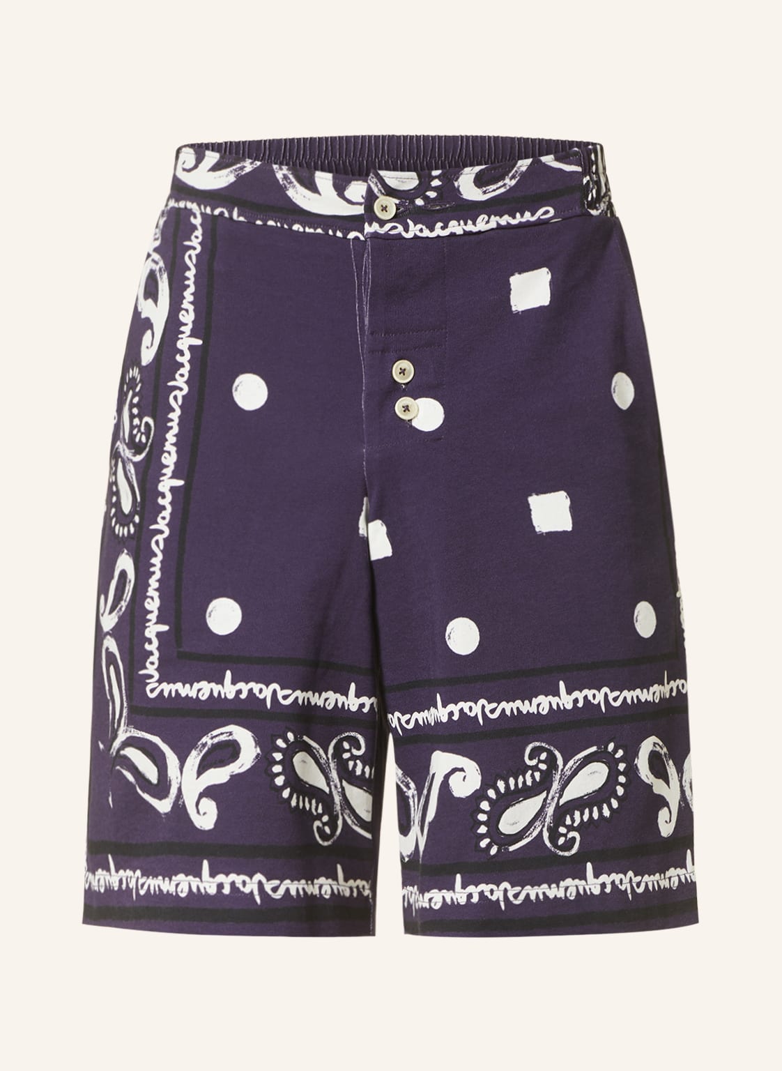 Image of Jacquemus Sweatshorts Le Short Pingo blau