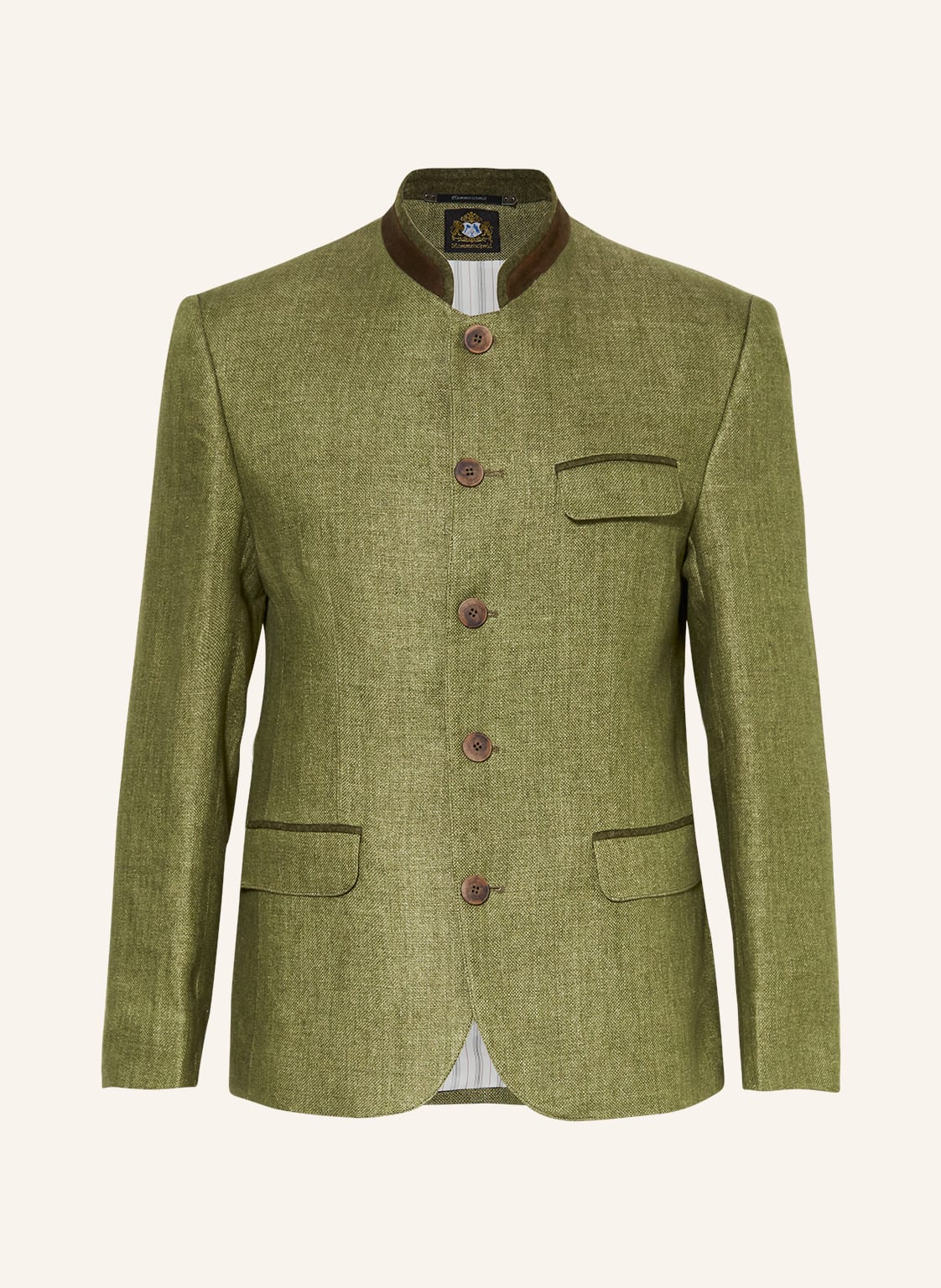 Image of Hammerschmid Leinenjanker Paolo gruen