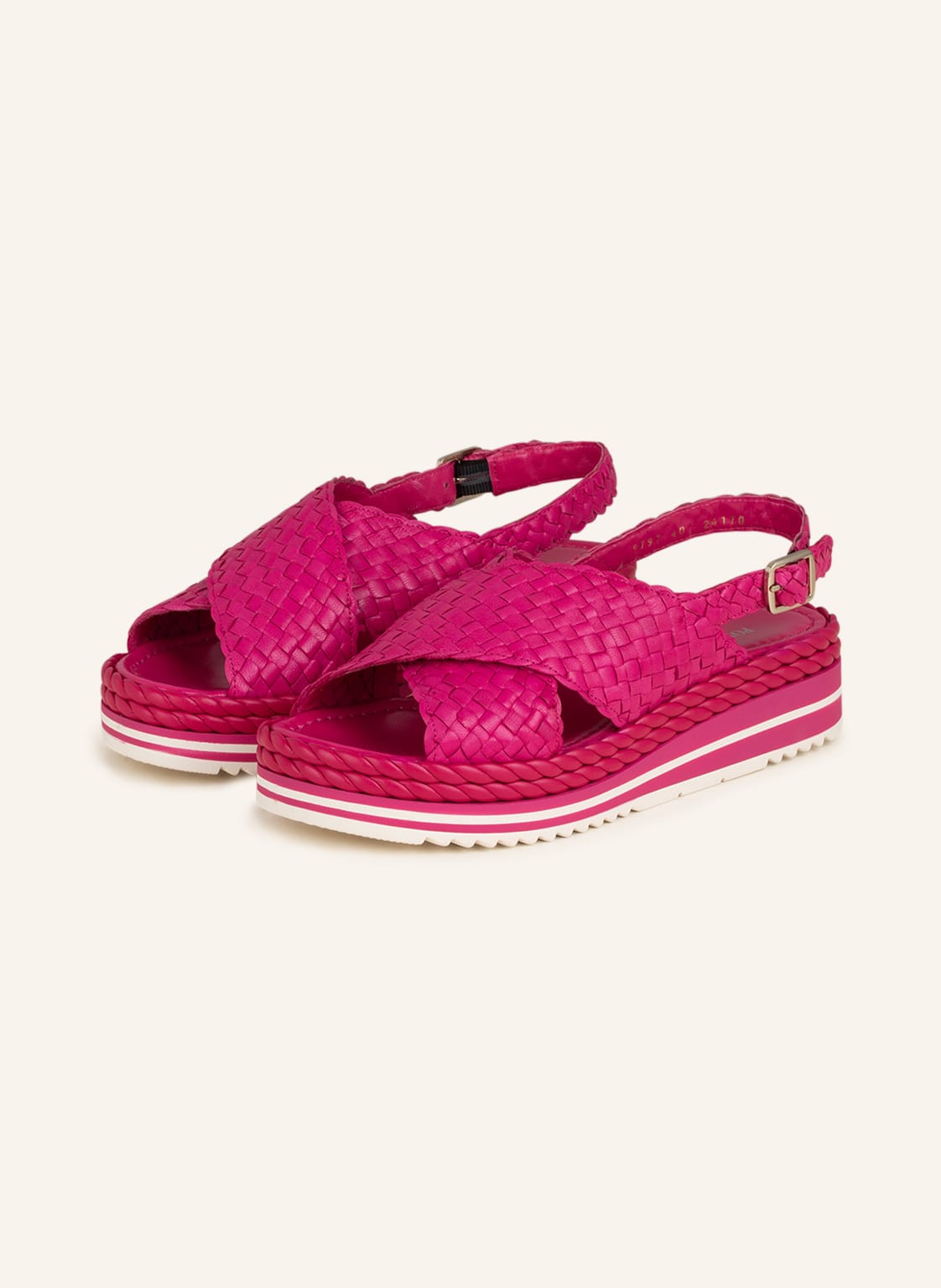 Image of Pons Quintana Plateau-Sandalen Milan pink