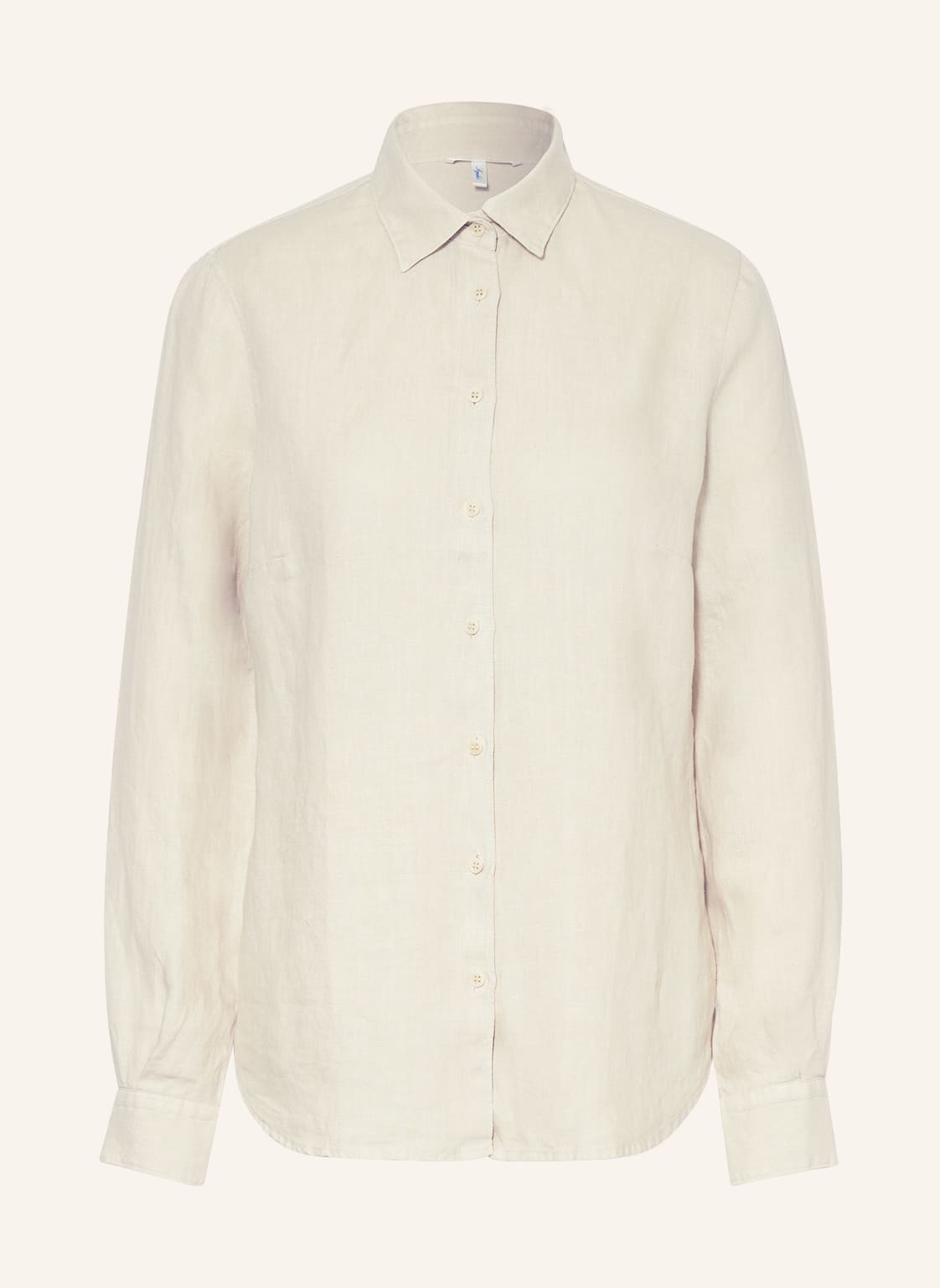 Image of Sophie Hemdbluse Magetta Aus Leinen beige