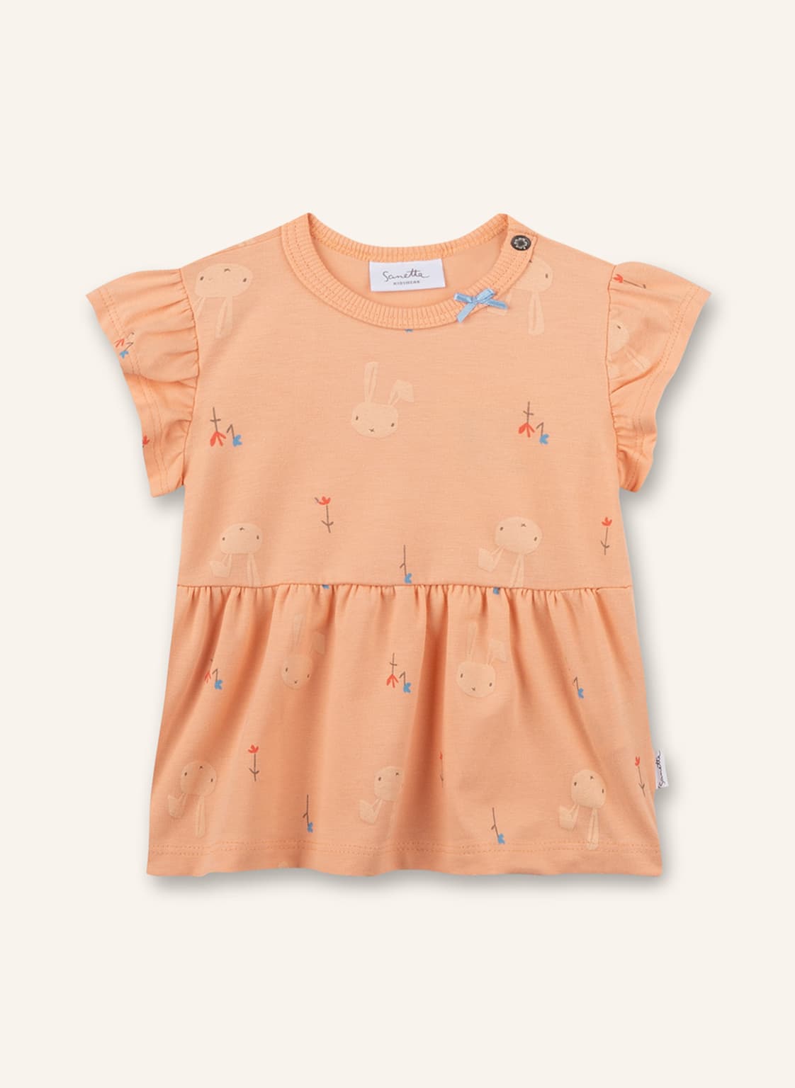 Image of Sanetta Kidswear Jerseykleid orange