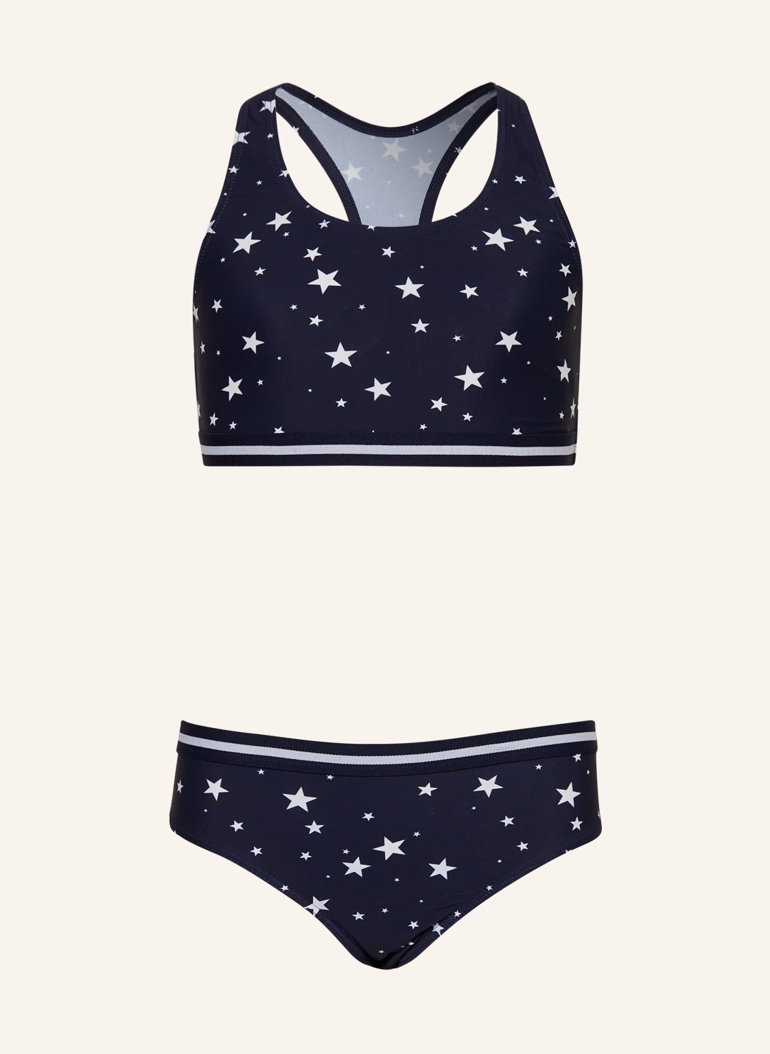 Image of Sanetta Bustier-Bikini blau