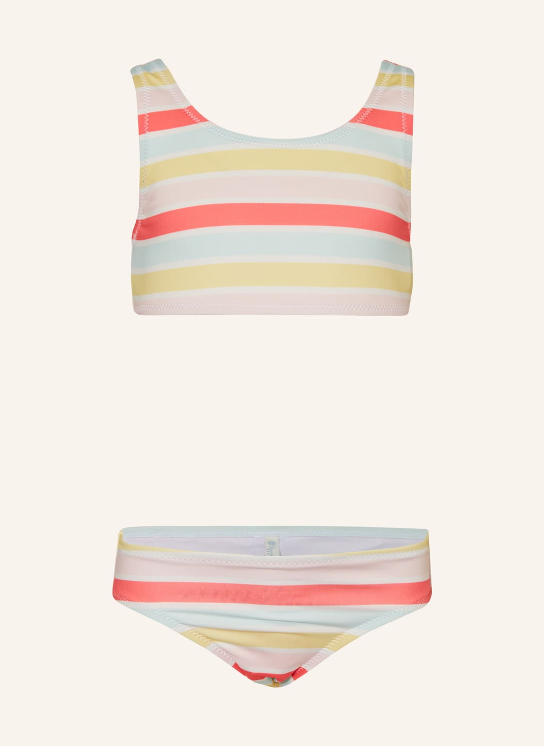 Image of Sanetta Bustier-Bikini Mit Uv-Schutz 50+ rot