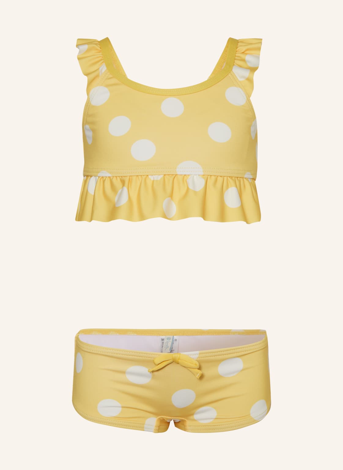 Image of Sanetta Bustier-Bikini Mit Uv-Schutz 50+ gelb