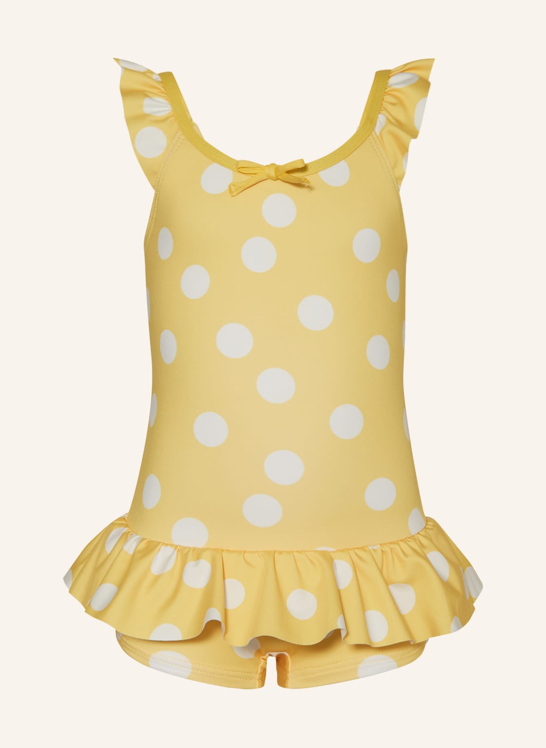 Image of Sanetta Badeanzug Mit Uv-Schutz 50+ gelb