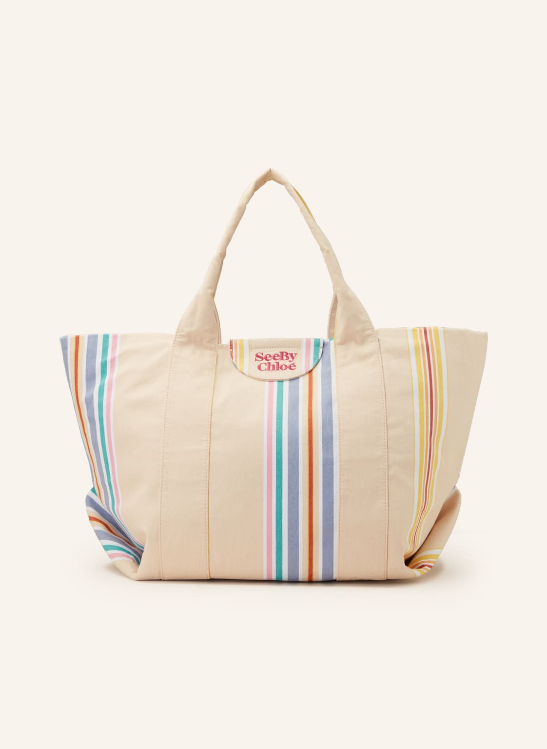 Image of See By Chloé Shopper Laetizia beige