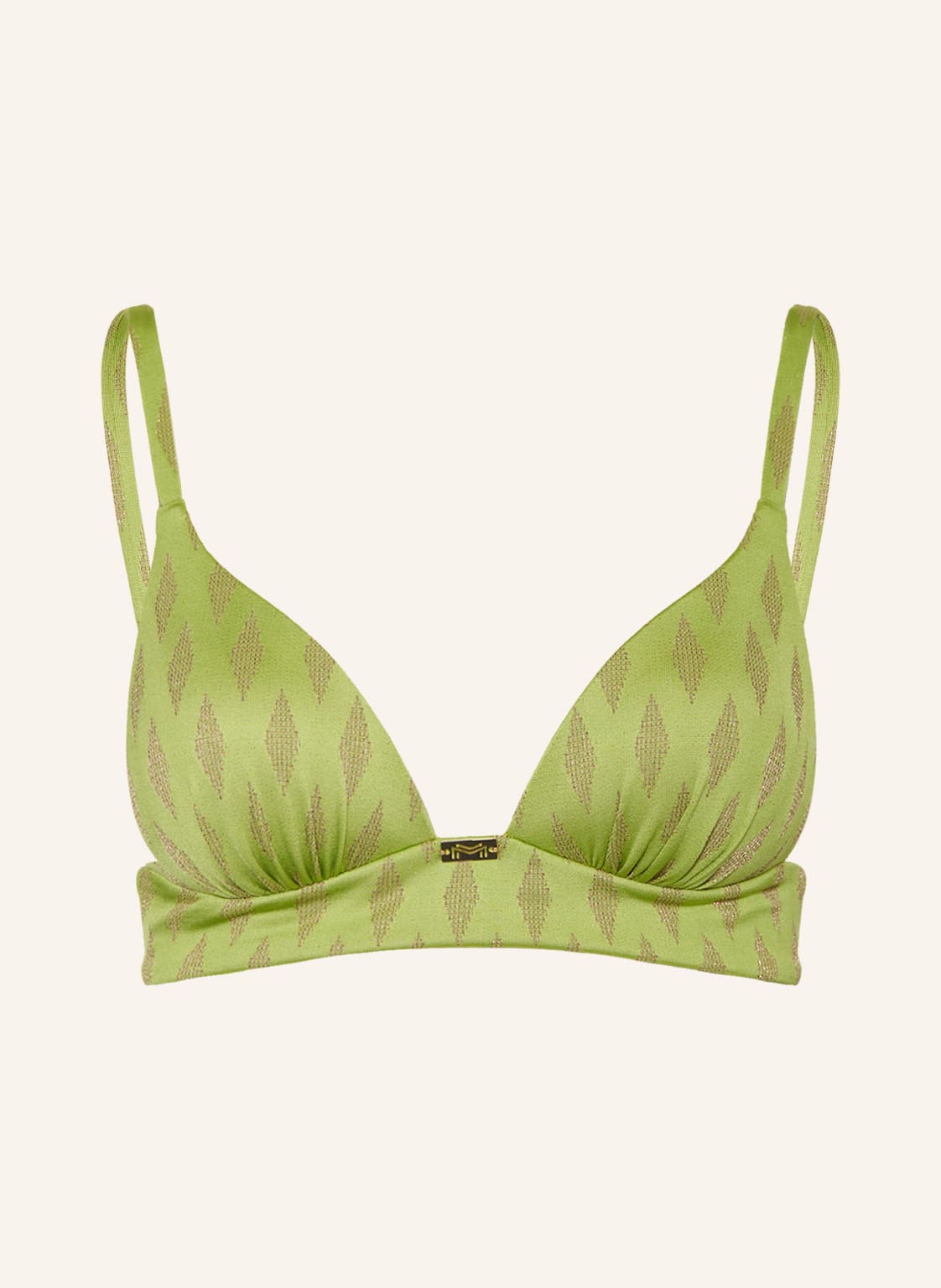 Image of Maryan Mehlhorn Bralette-Bikini-Top Vivace Mit Glitzergarn gruen