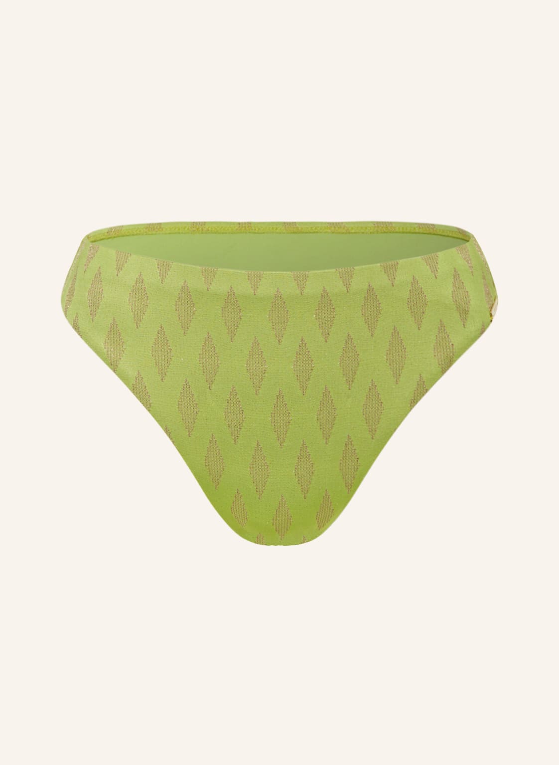 Image of Maryan Mehlhorn Basic-Bikini-Hose Vivace Mit Glitzergarn gruen