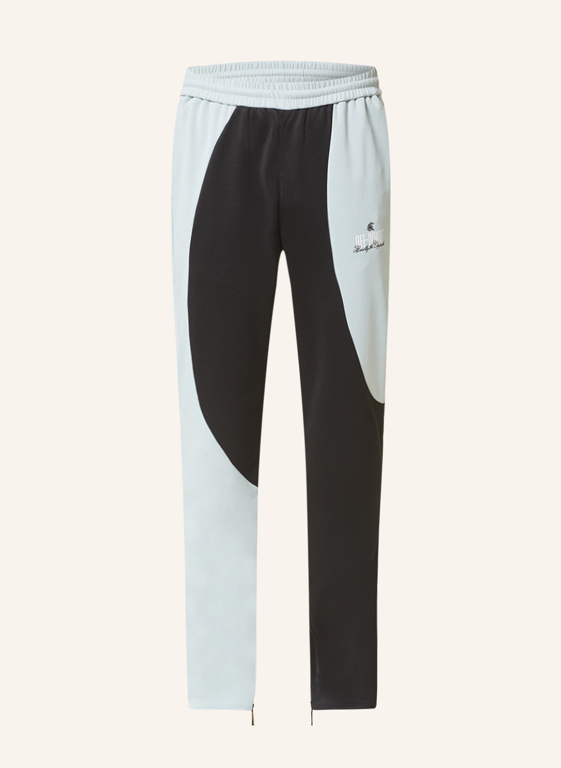 Image of Off-White Hose Im Jogging-Stil weiss