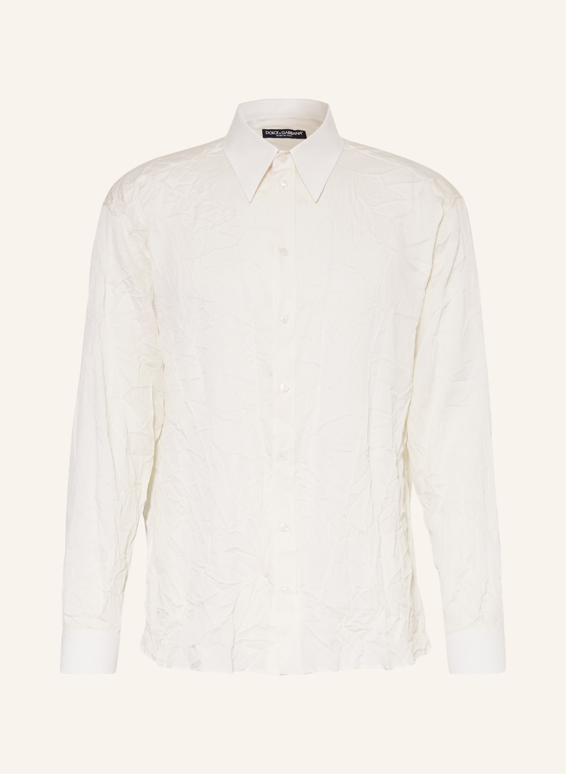 Image of Dolce & Gabbana Seidenhemd Regular Fit weiss