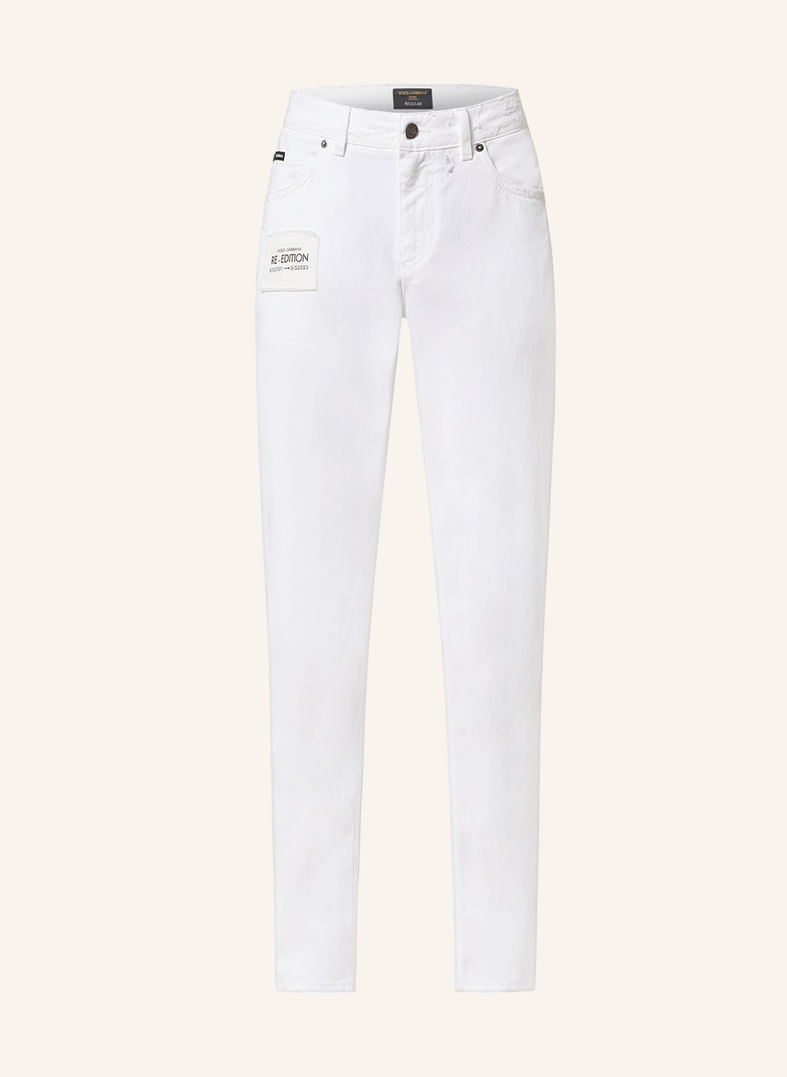 Image of Dolce & Gabbana Jeans Regular Fit weiss