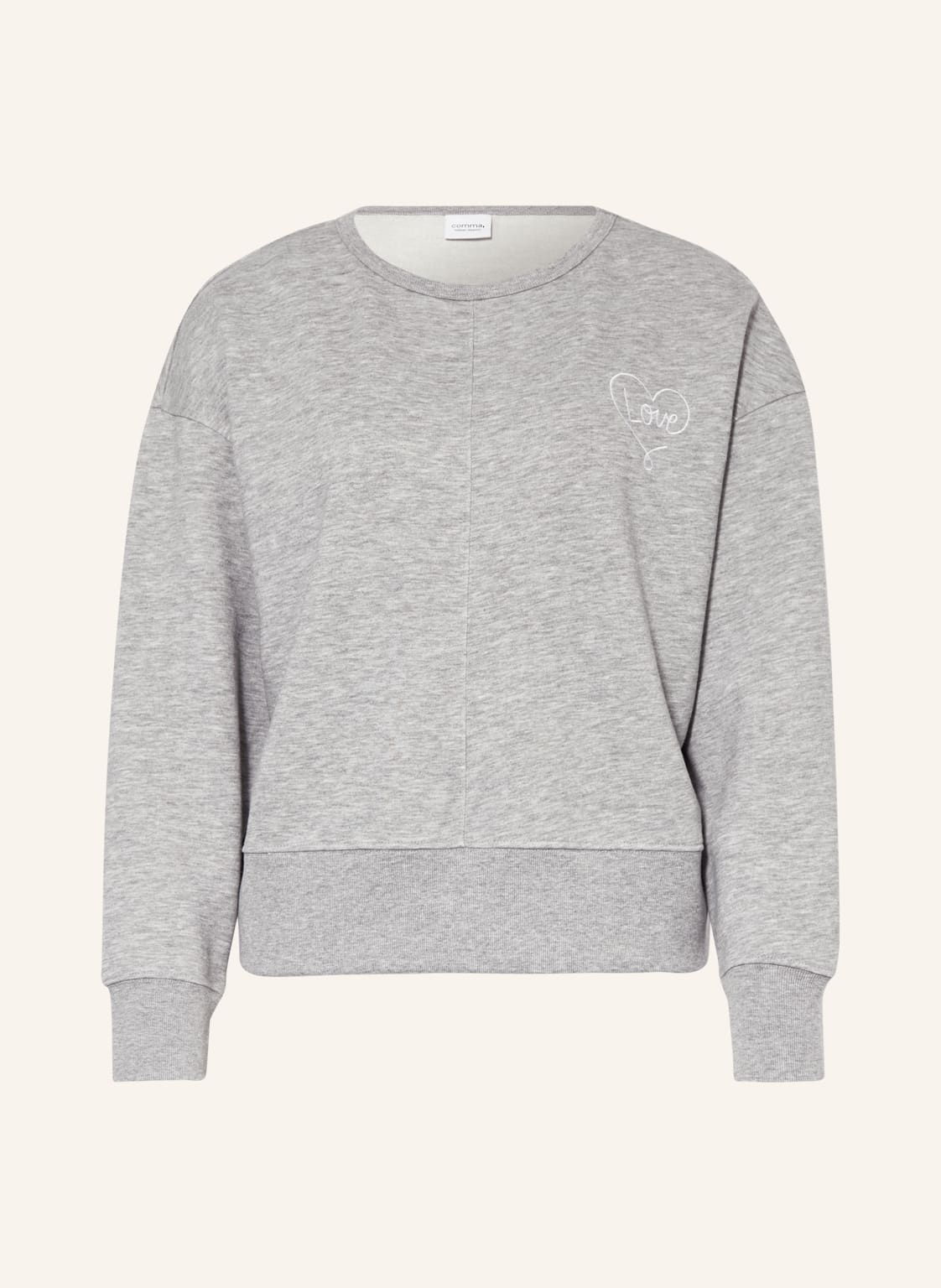Image of Comma Casual Identity Sweatshirt grau