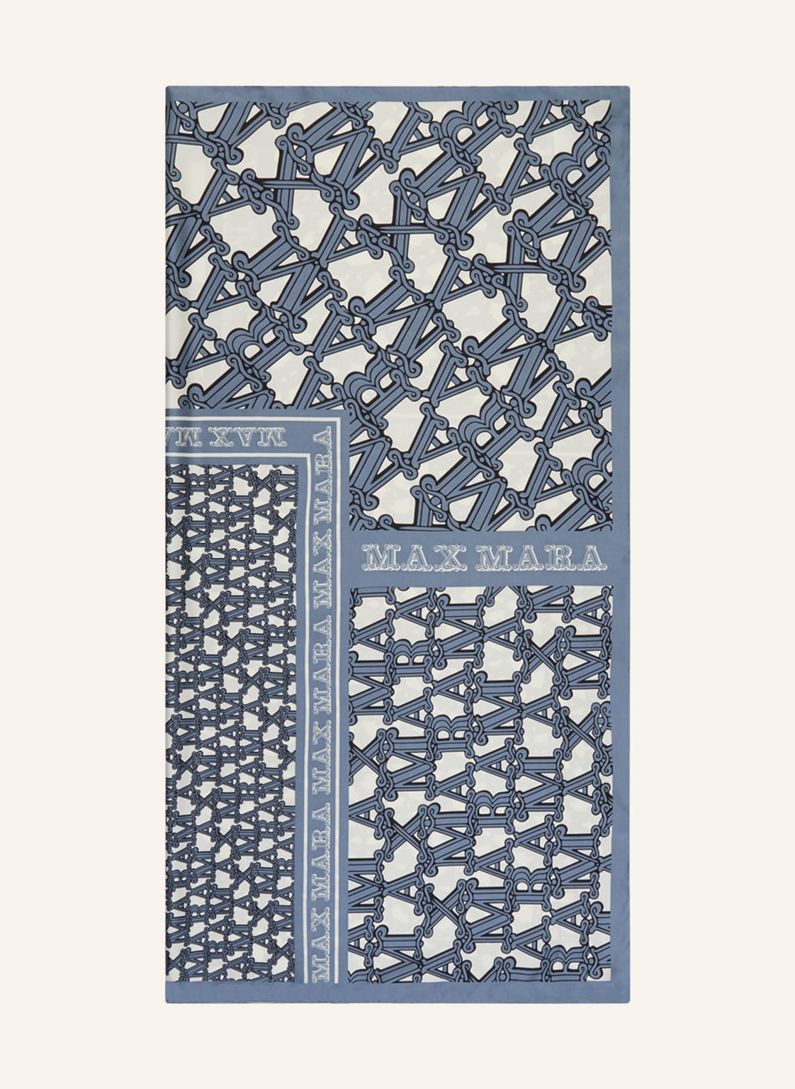 Image of Max Mara Seidentuch Scarfy blau