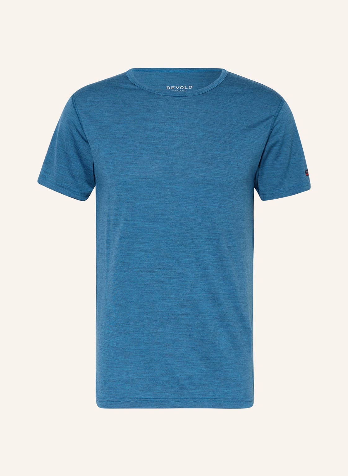 Image of Devold T-Shirt Breeze Merino 150 blau