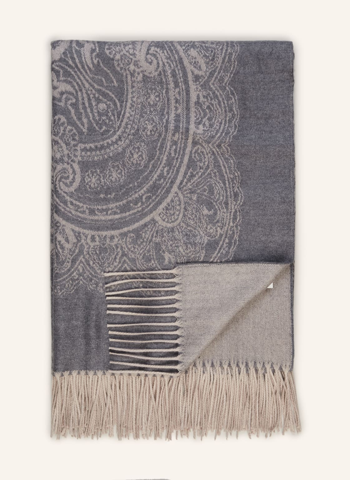 Image of Etro Home Plaid beige