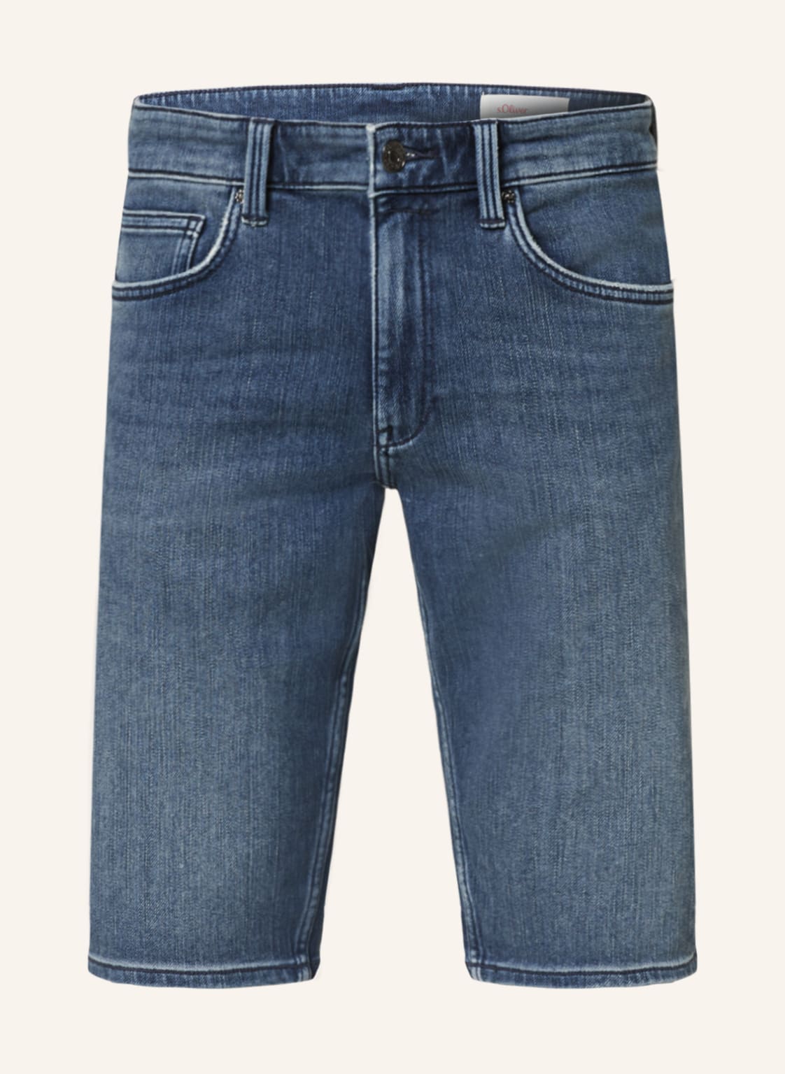 Image of S.Oliver Red Jeansshorts Regular Fit blau