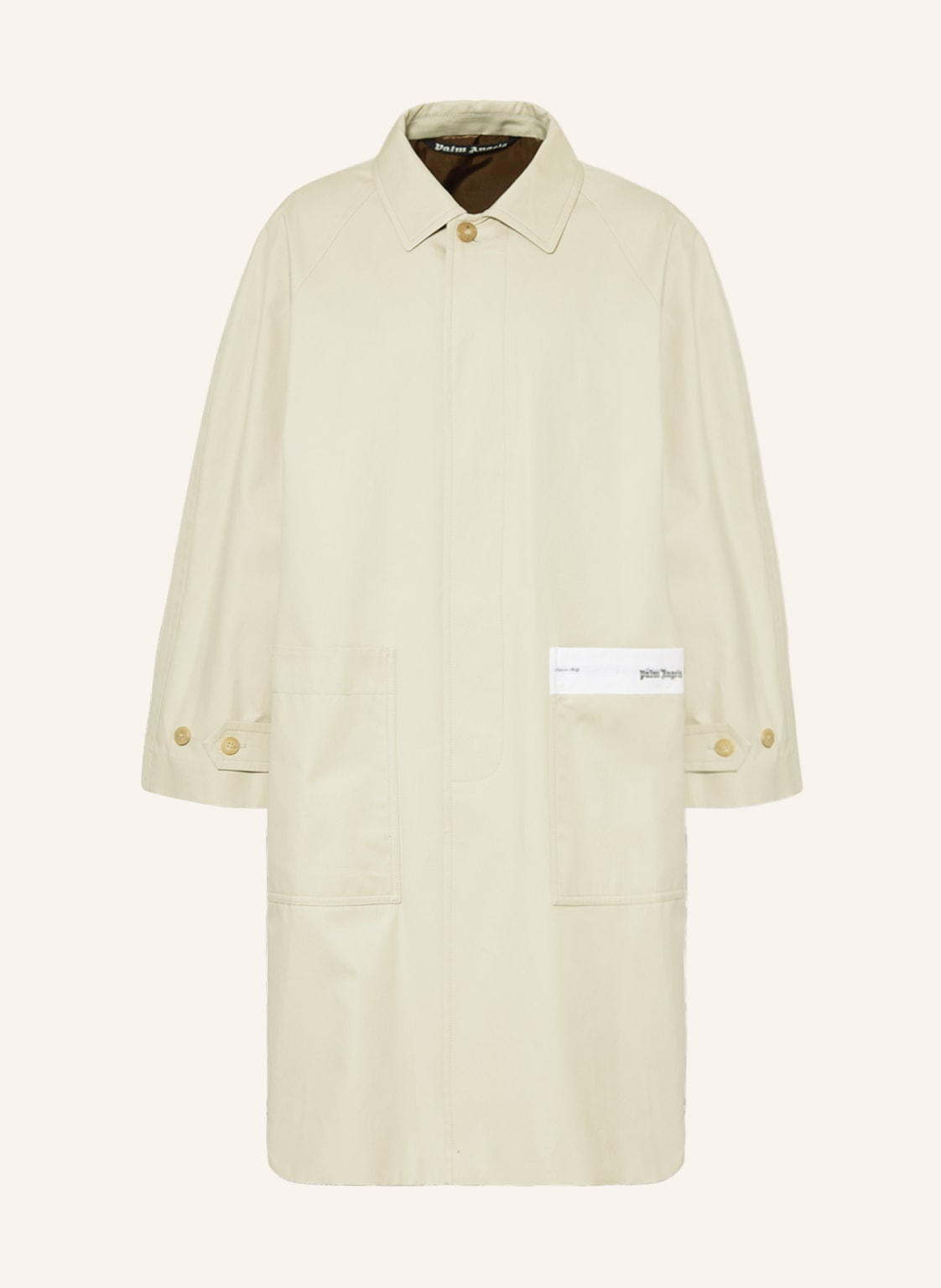 Image of Palm Angels Trenchcoat Sartorial beige