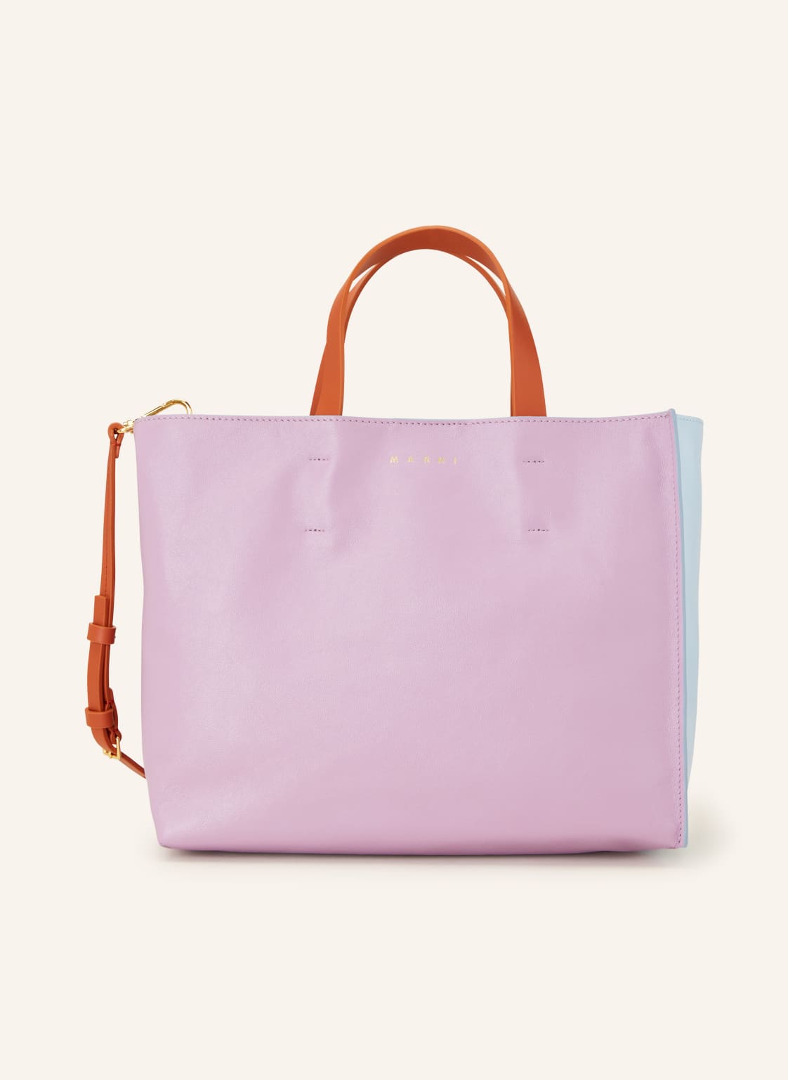 Image of Marni Shopper Museo Soft Small violett