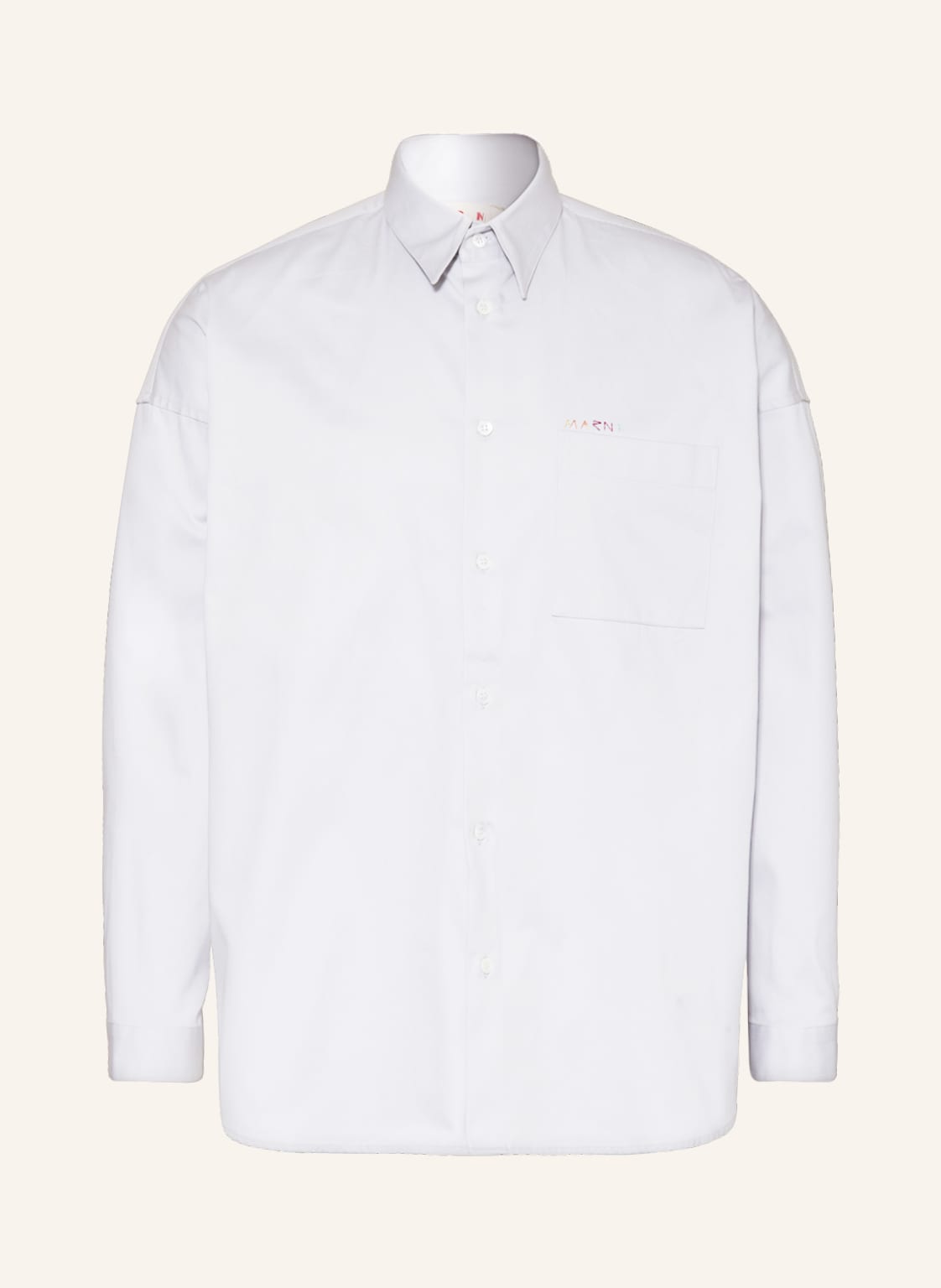 Image of Marni Hemd Comfort Fit grau