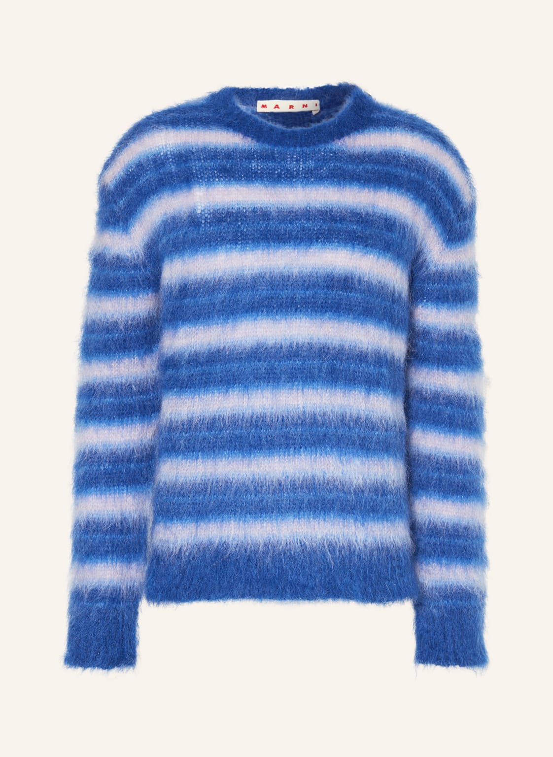 Image of Marni Pullover Mit Mohair blau