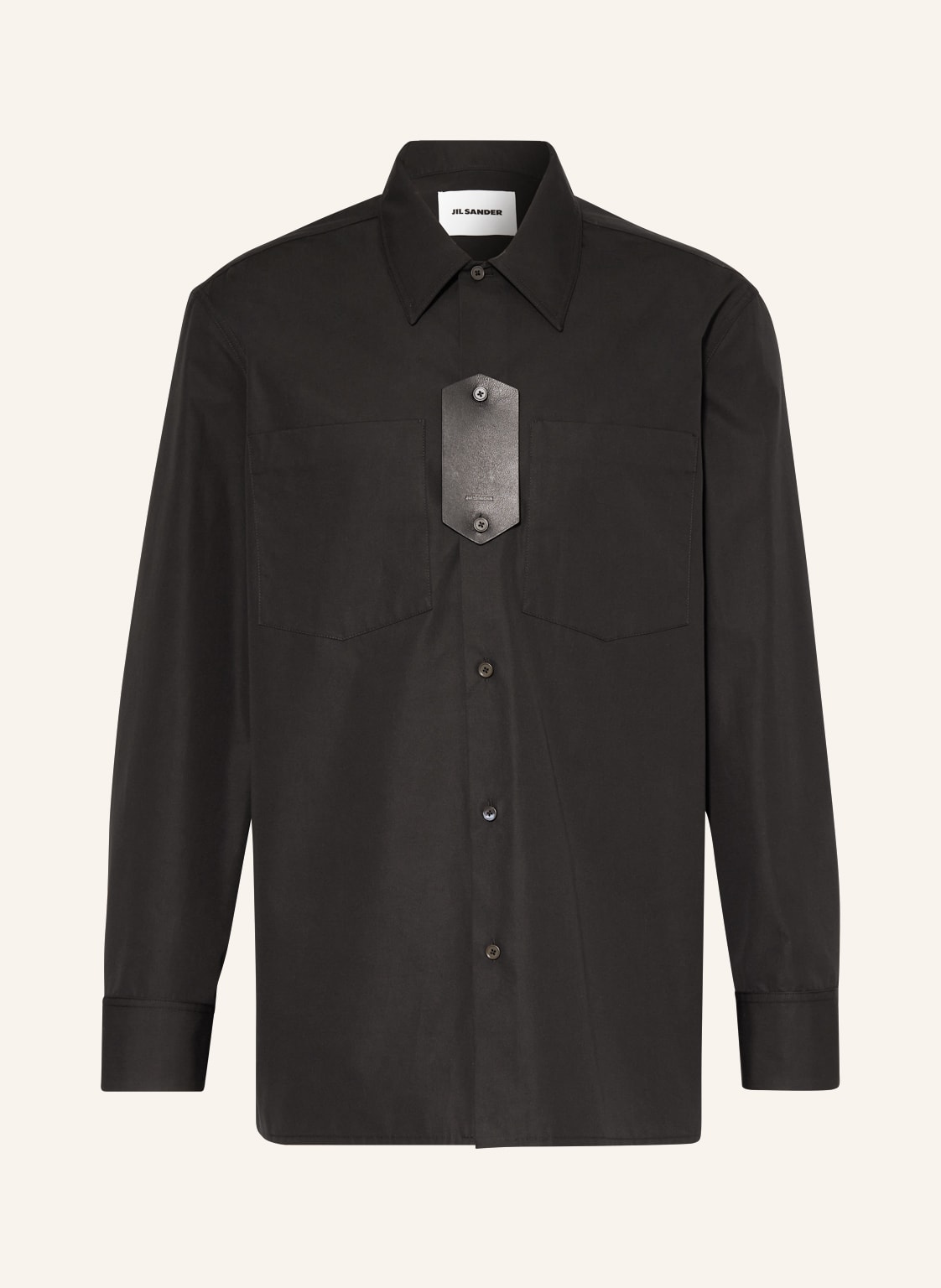 Image of Jil Sander Hemd Comfort Fit schwarz