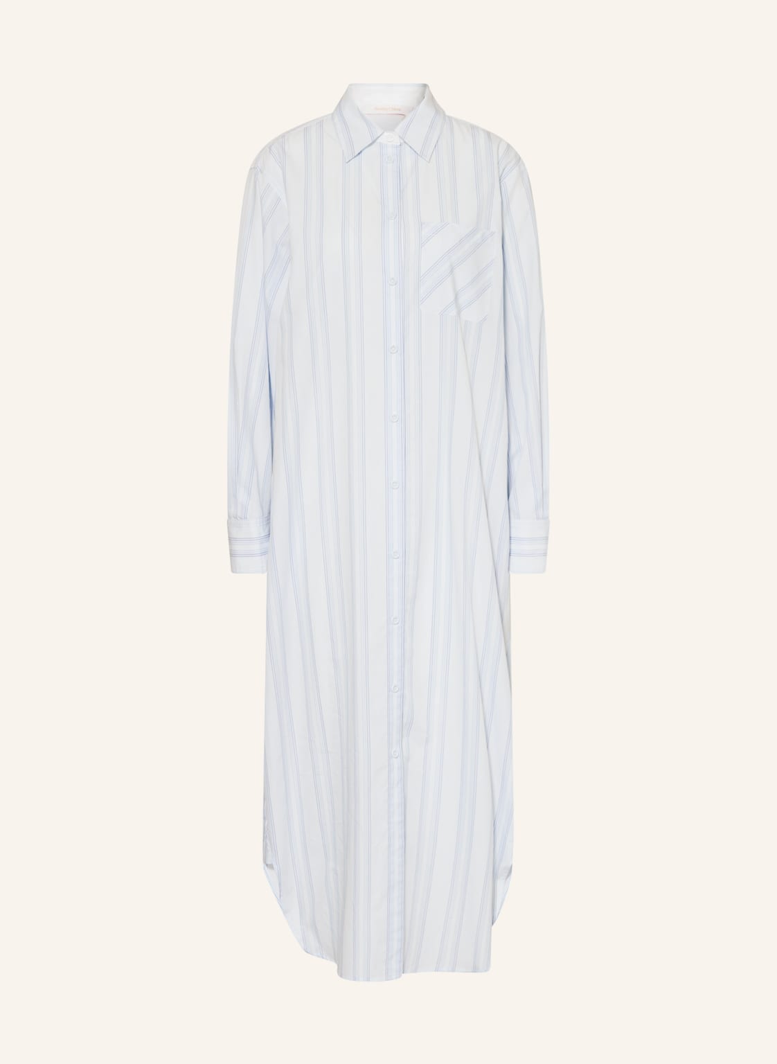 Image of See By Chloé Hemdblusenkleid blau